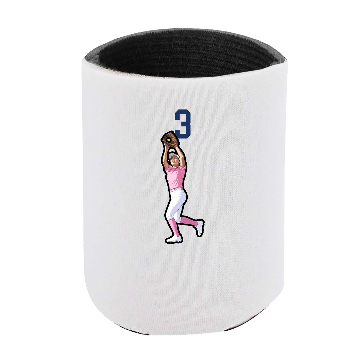 Can Holder — Number Top in White