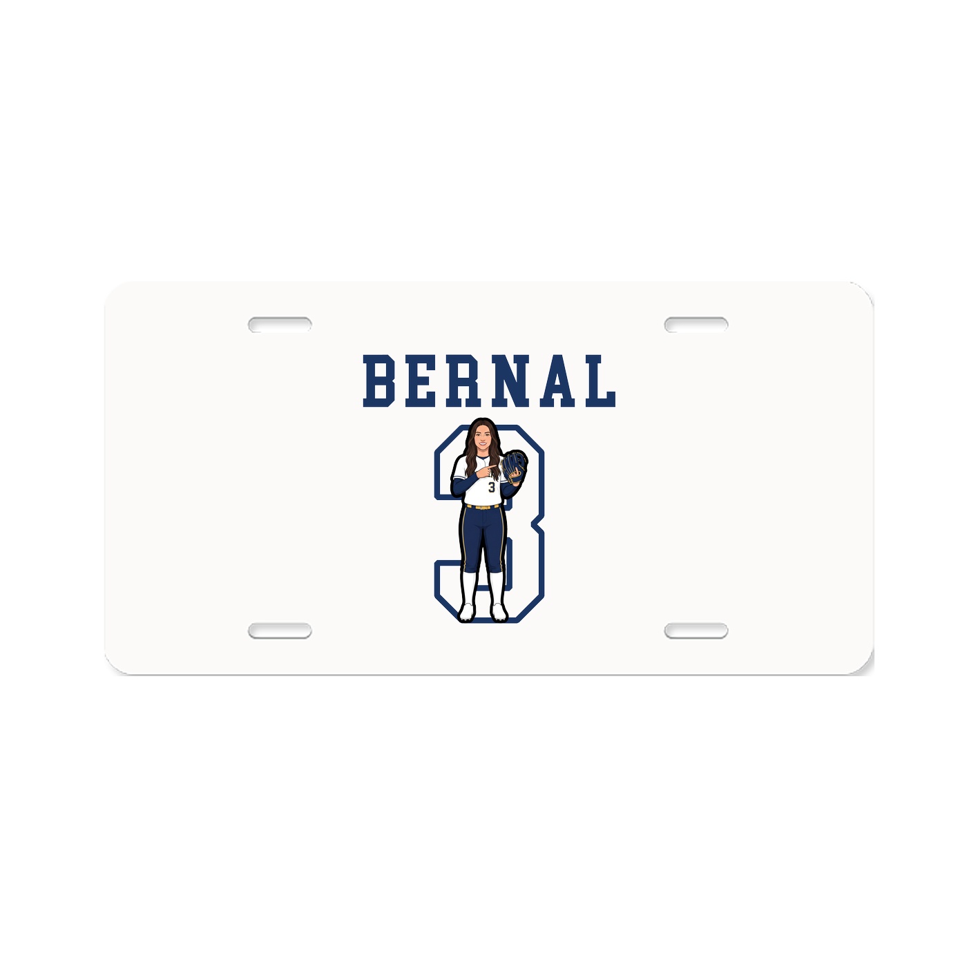 License Plate — Shirsey in Classic