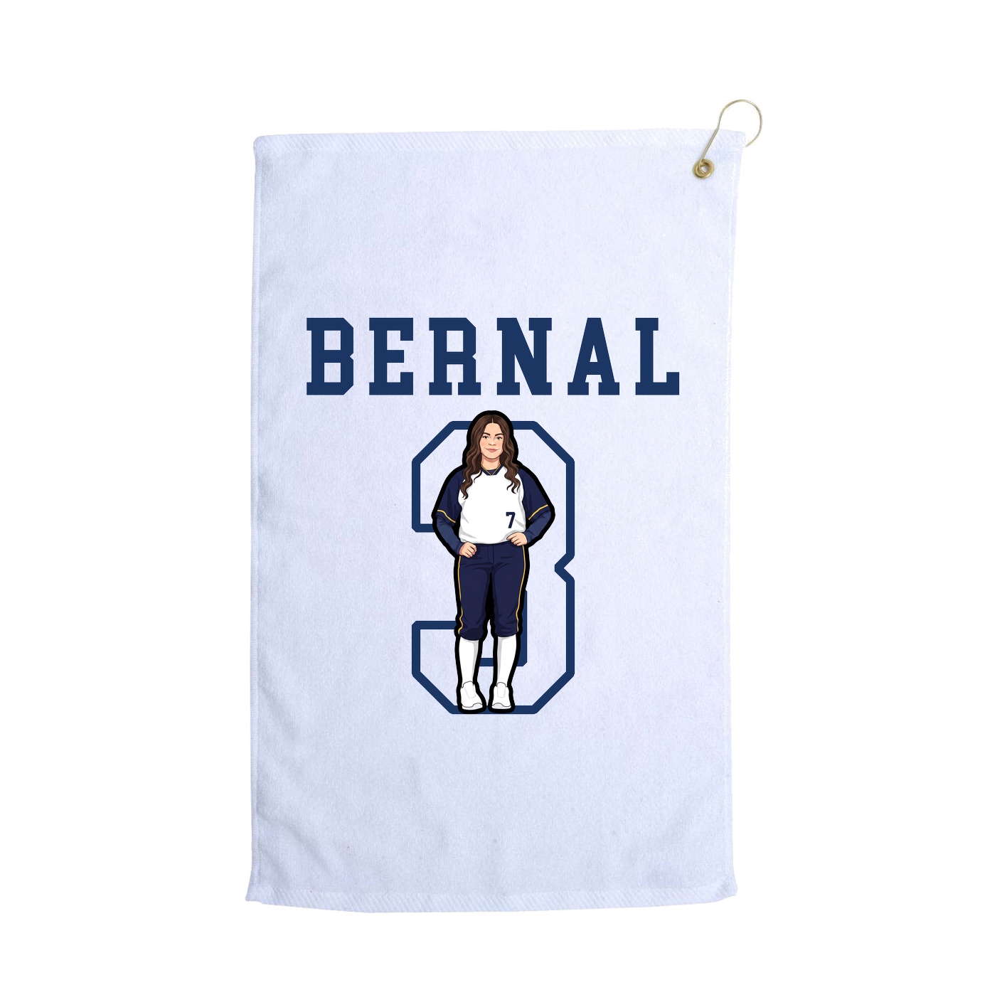 Golf Towel — Shirsey in White