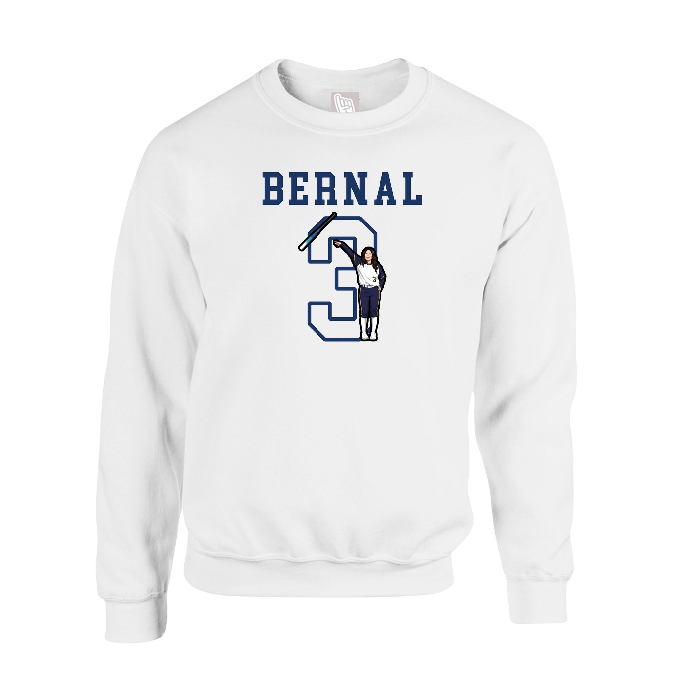 Fleece Crew — Shirsey in White