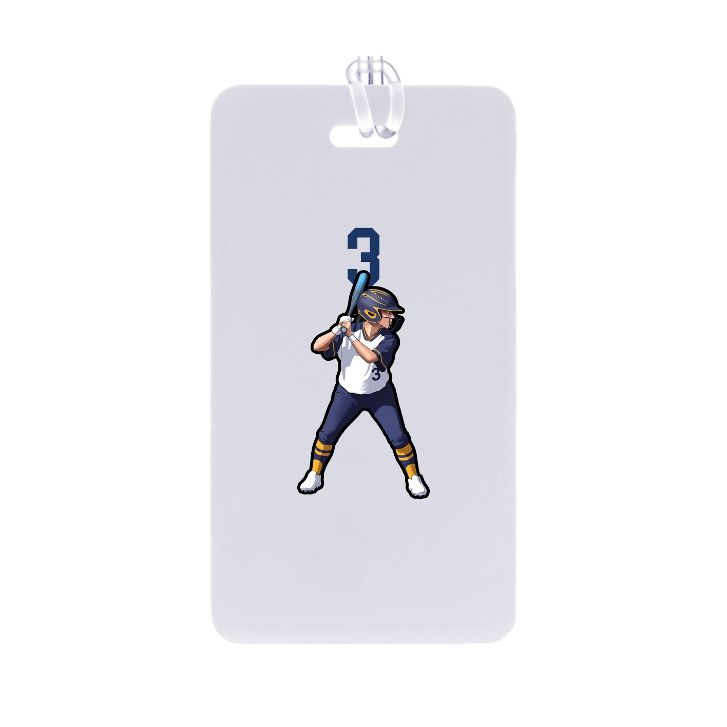 Bag Tag — Number Top in Classic