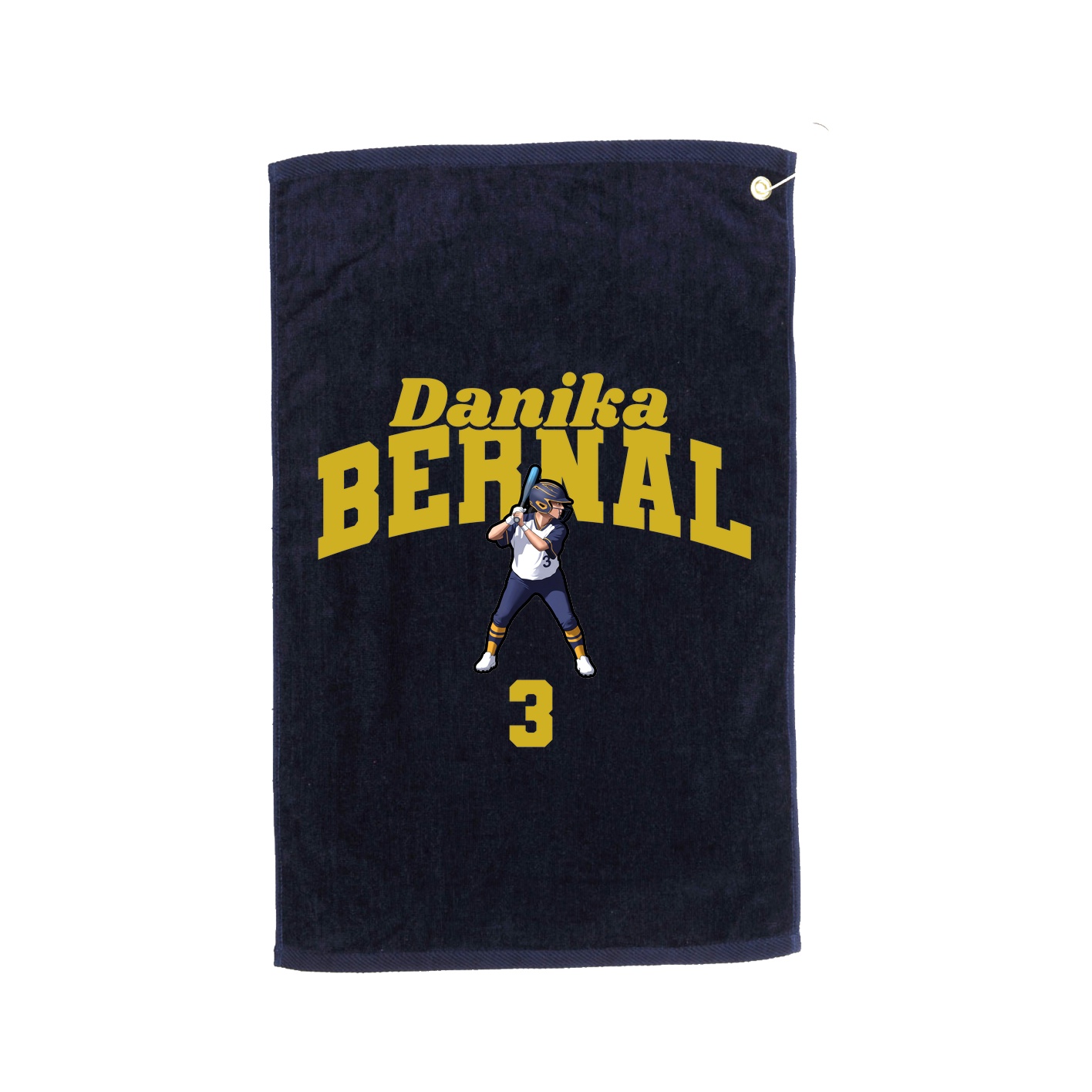 Golf Towel — Signature Arch in Navy