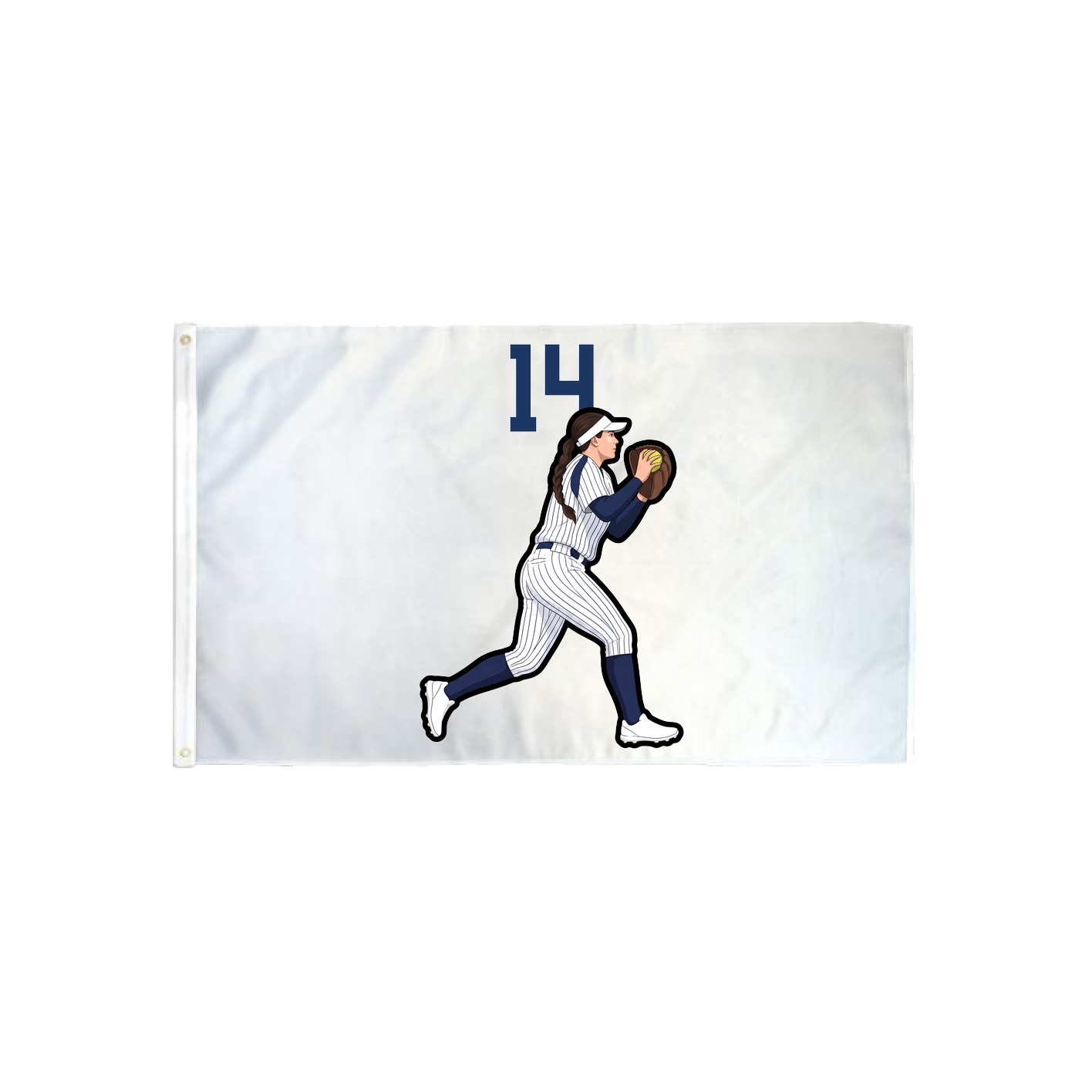 3x5 Flag — Number Top in Classic