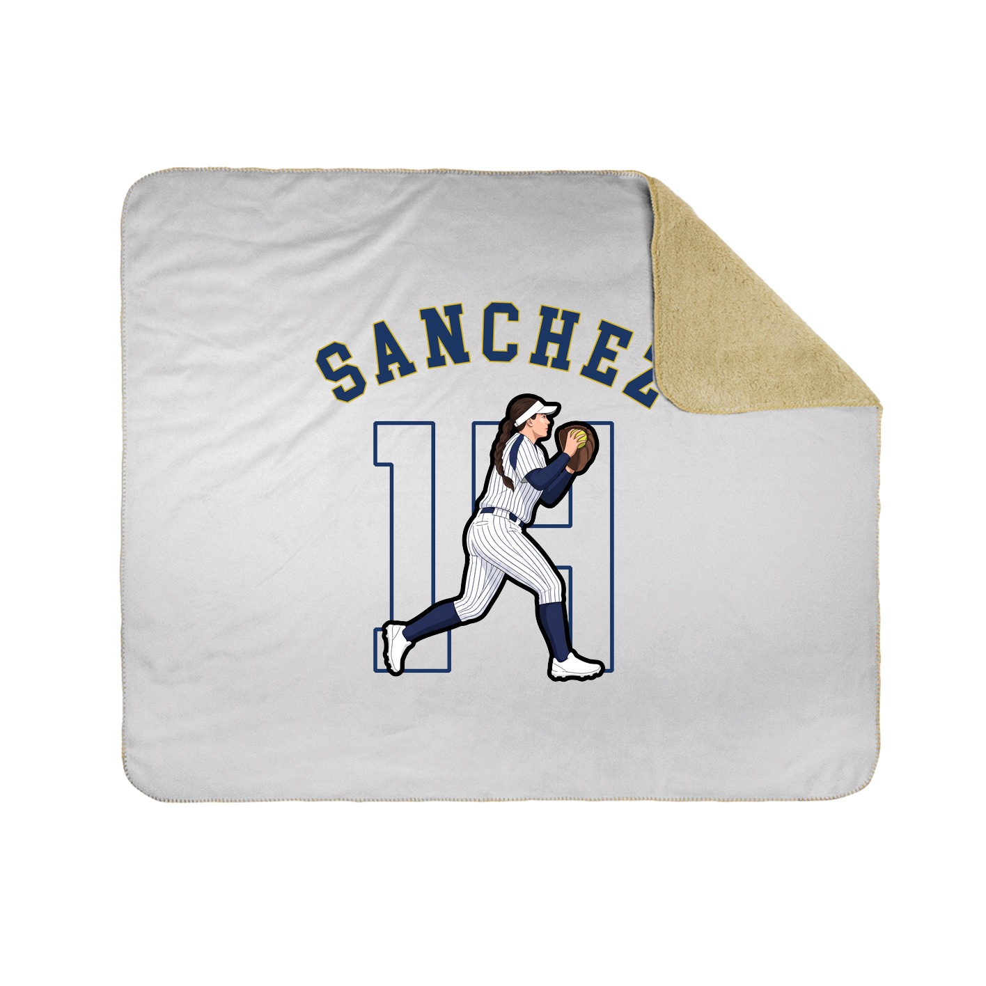 Throw Blanket — Shirsey Arch in White