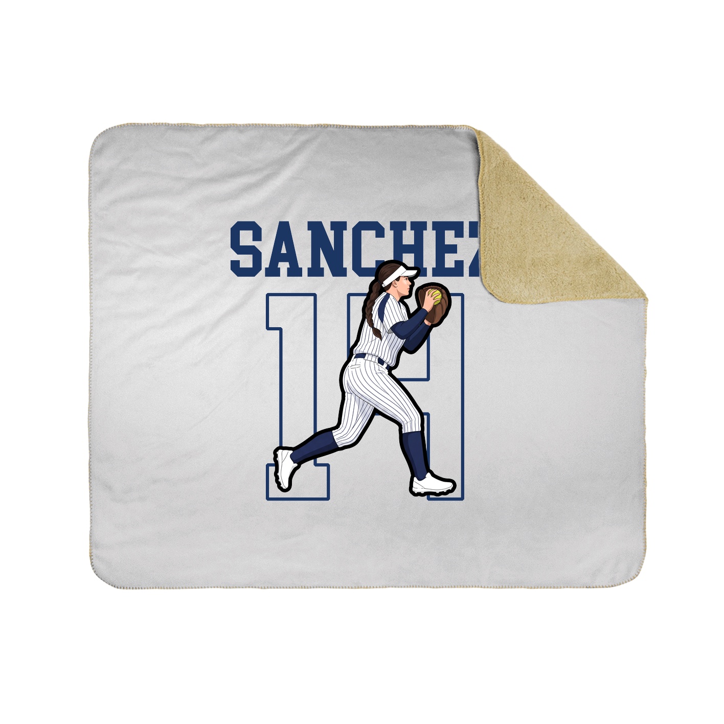 50x60 Sherpa Lined Throw Blanket
