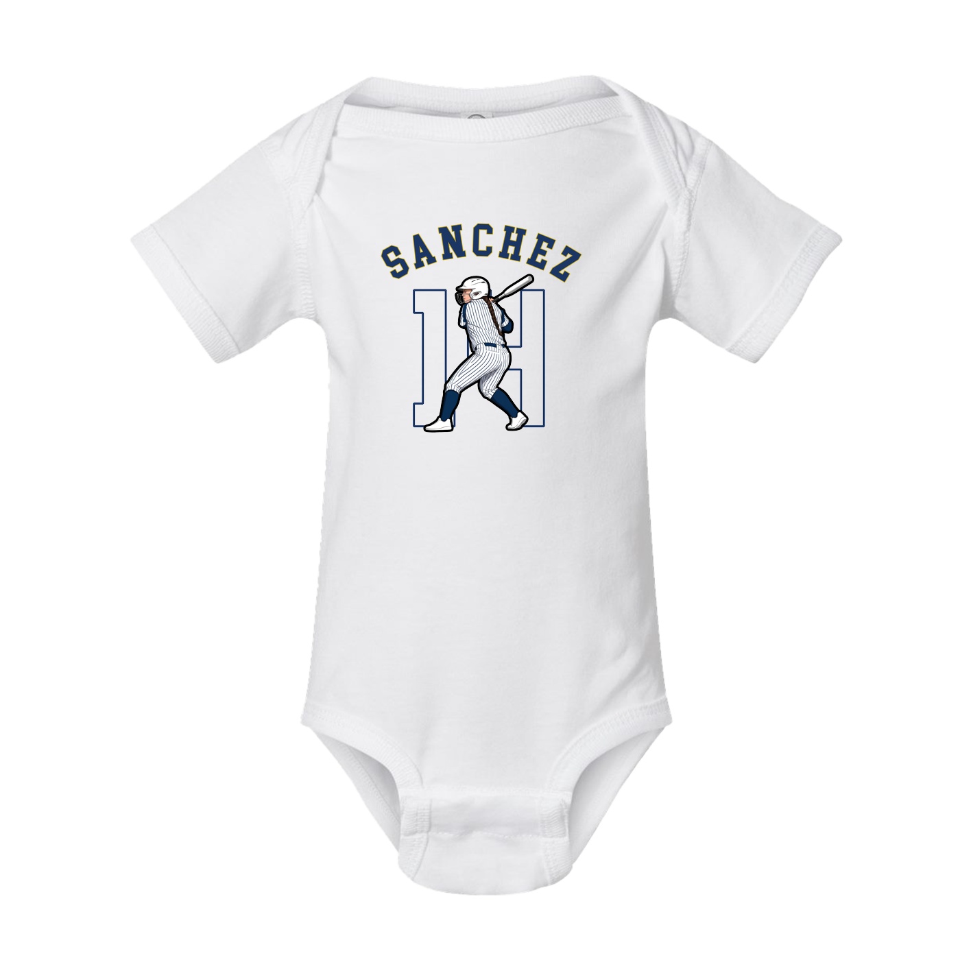 Baby Onesie — Shirsey Arch in White