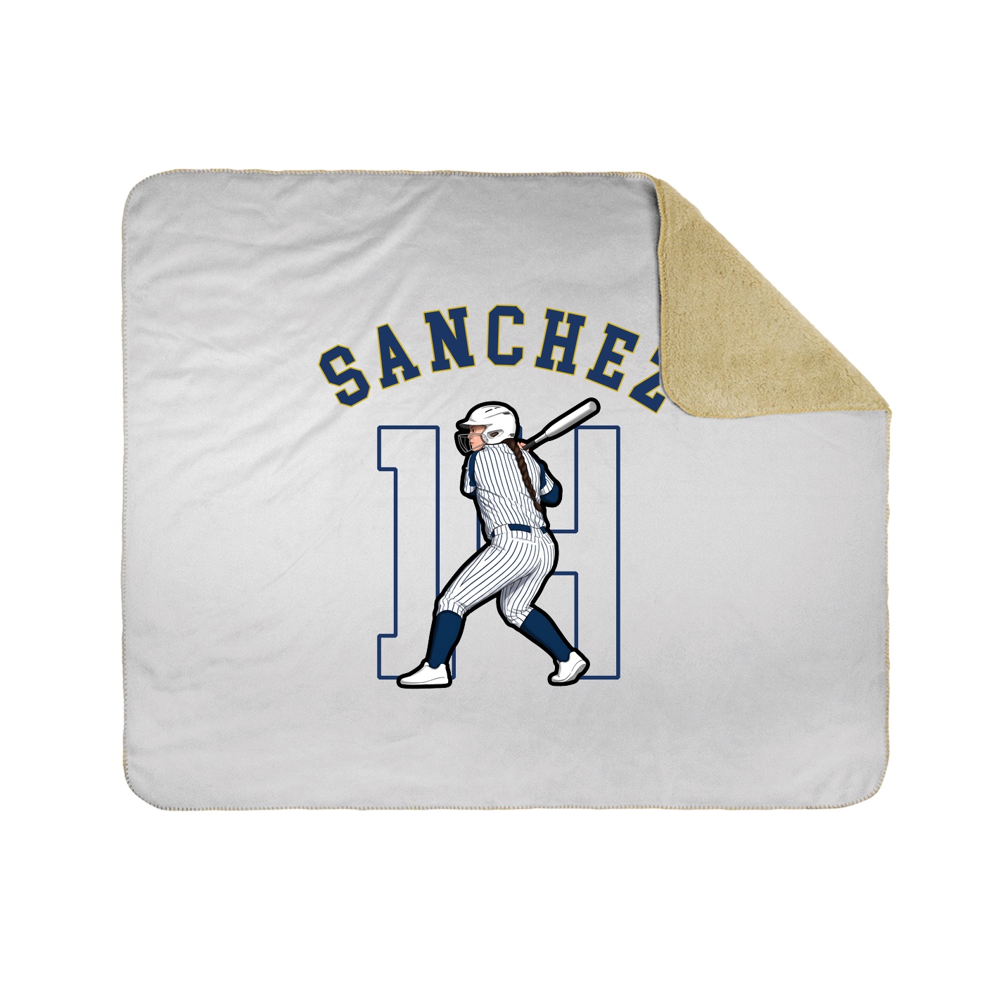 Throw Blanket — Shirsey Arch in White