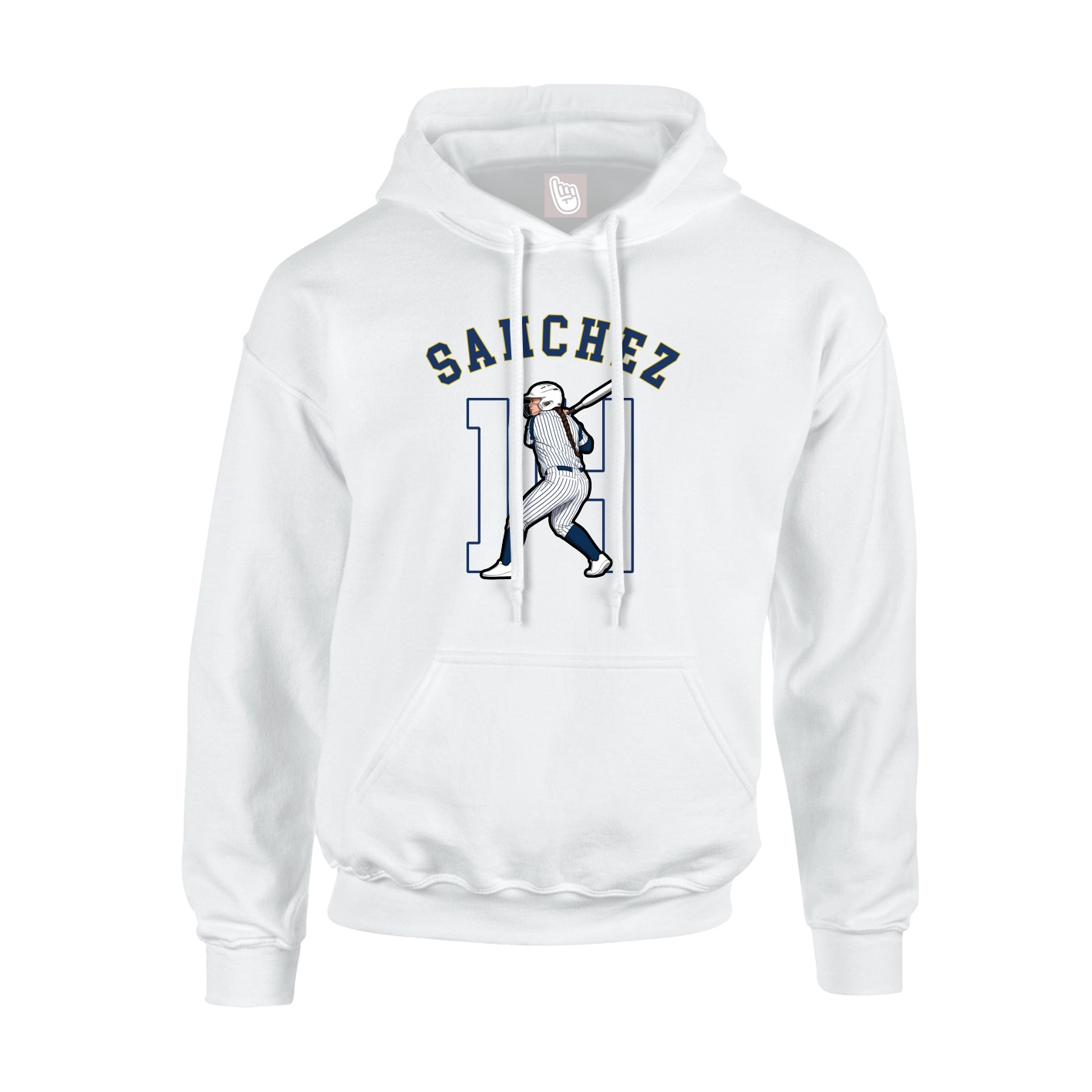 Youth Hoodie — Shirsey Arch in White