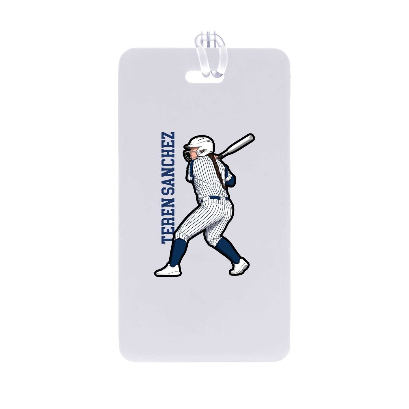 Bag Tag — Name Vertical in Classic