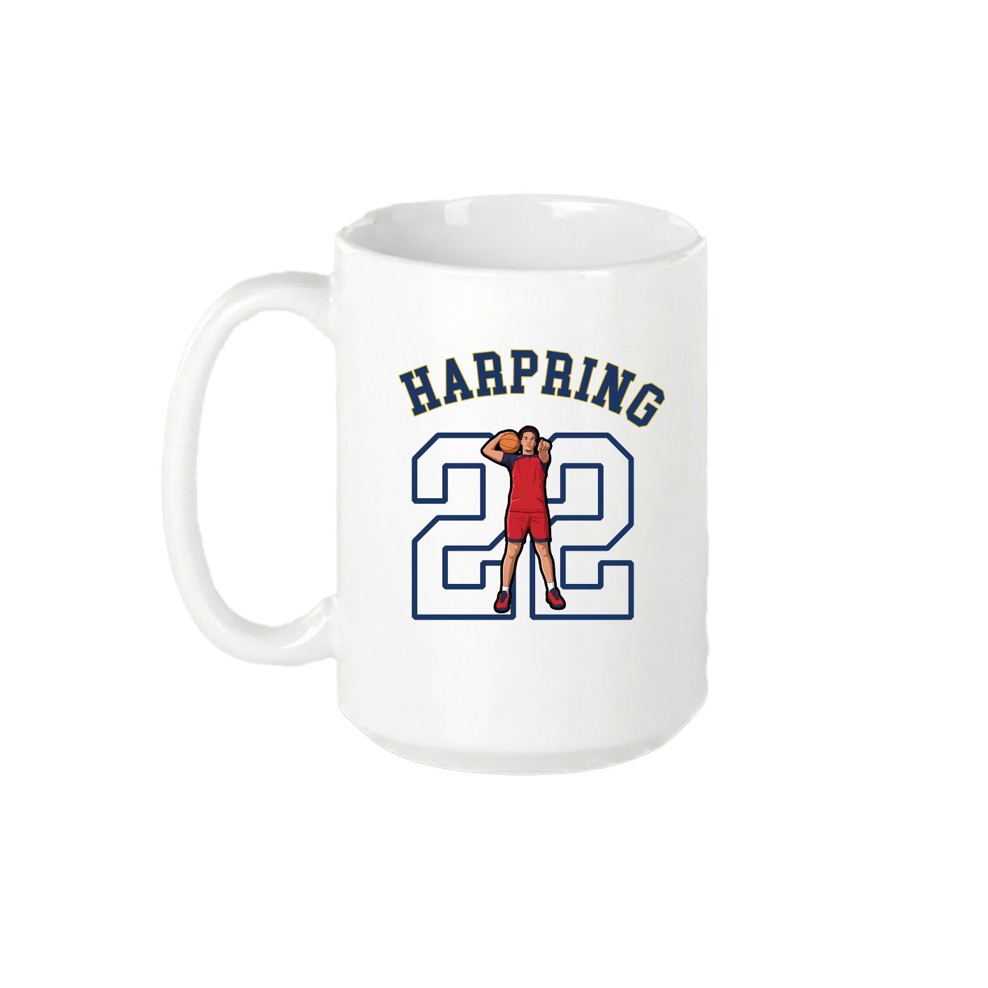 15oz Coffee Mug — Shirsey Arch in White