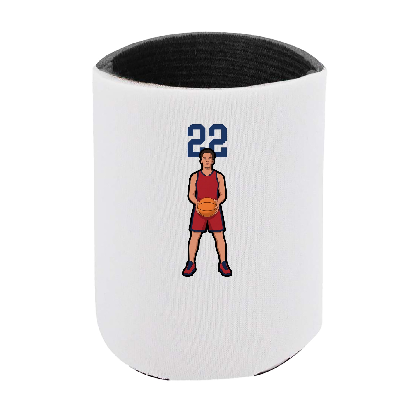 Can Holder — Number Top in White