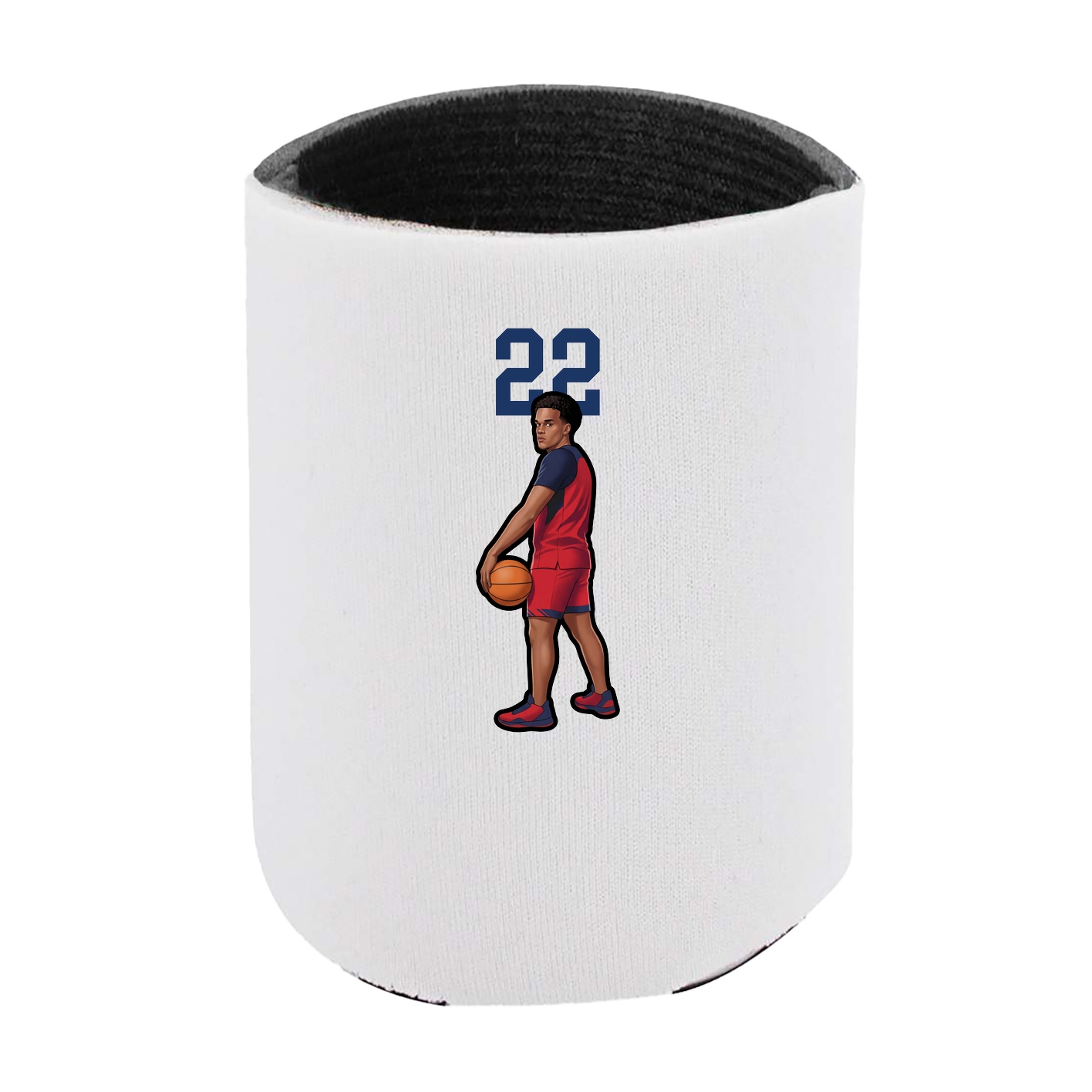 Can Holder — Number Top in White