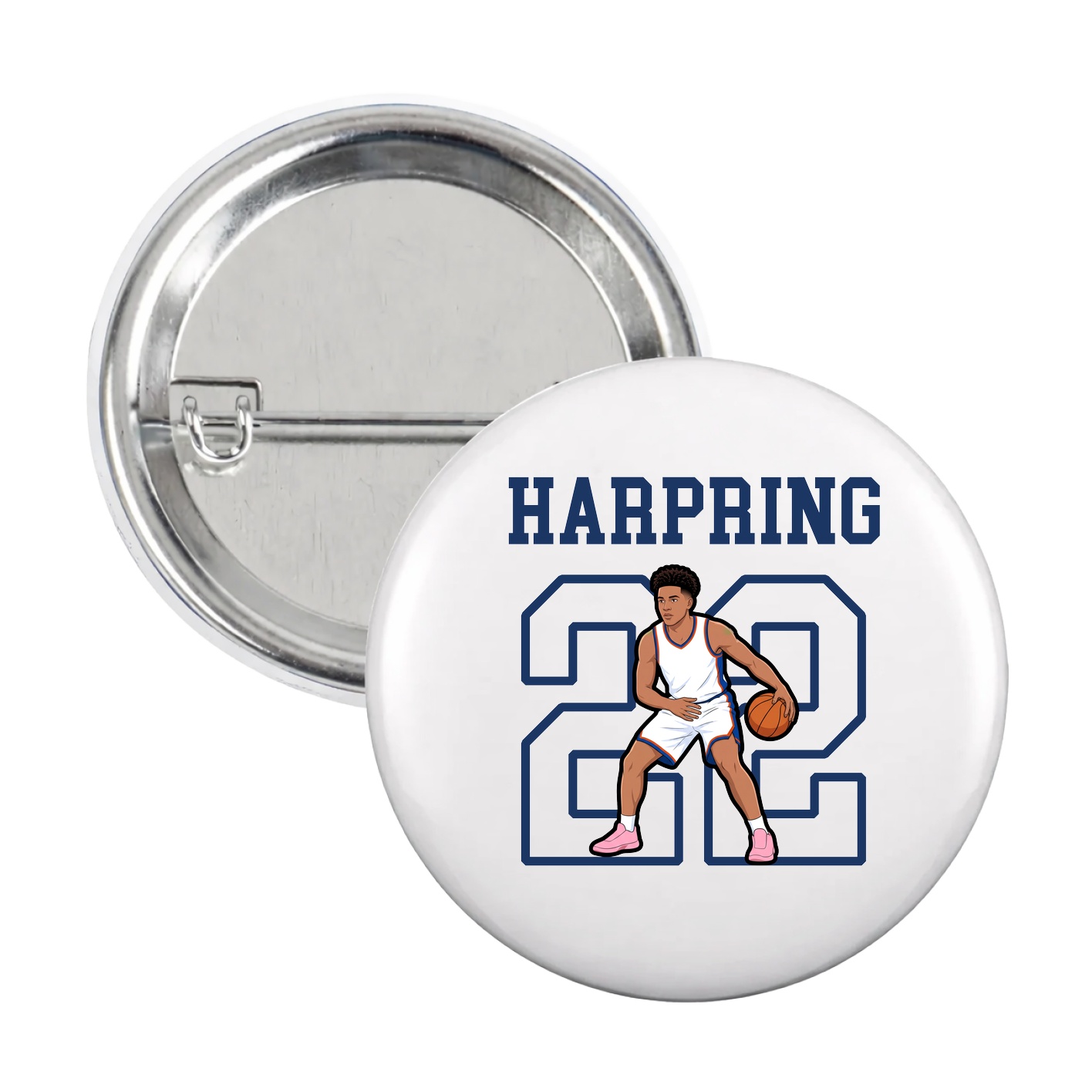 Game Day Button — Shirsey in White