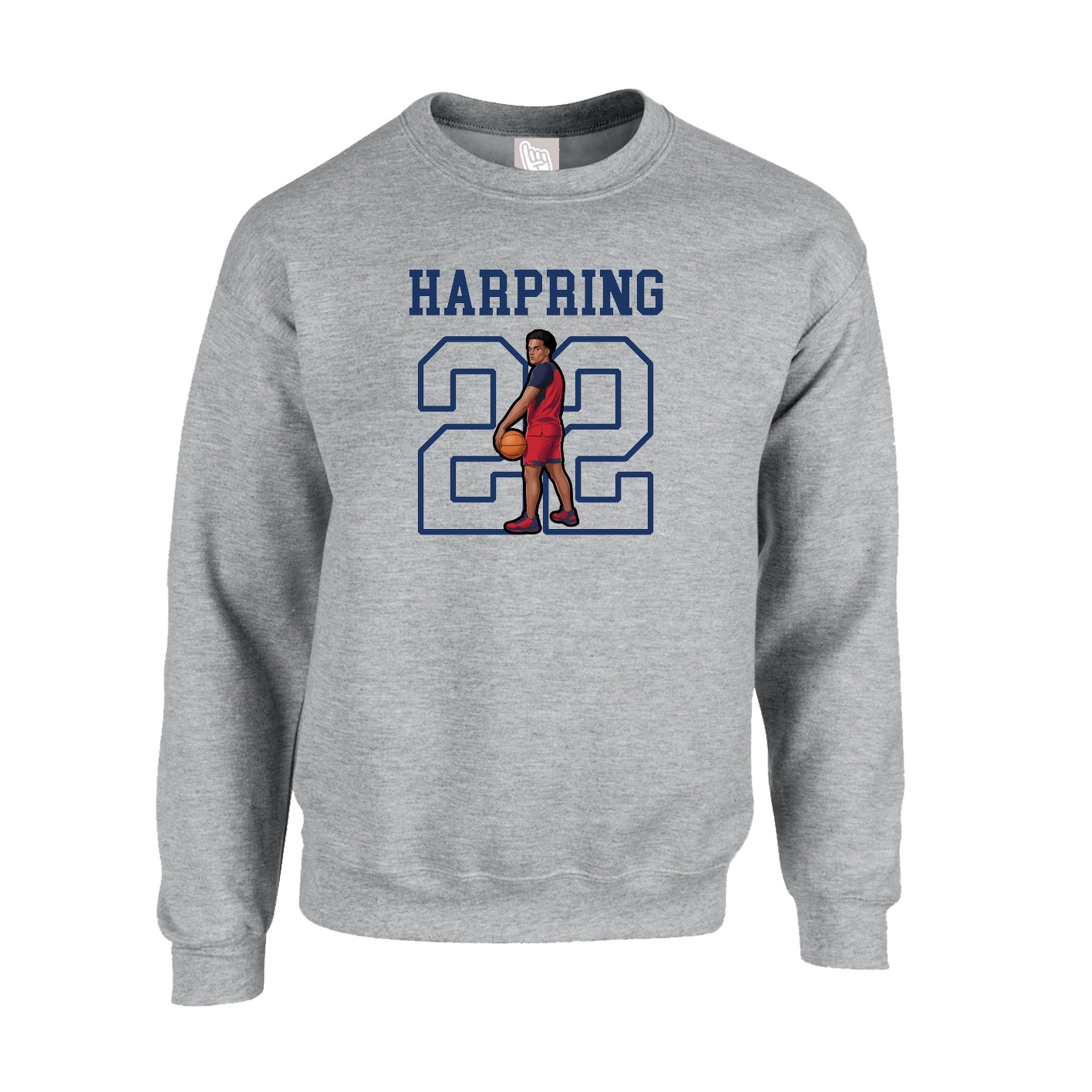 Fleece Crew — Shirsey in Grey