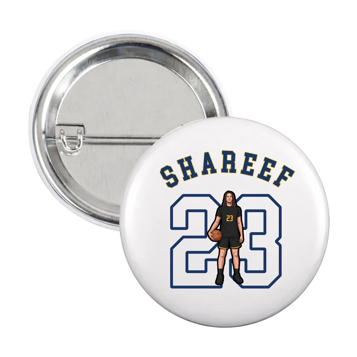 Game Day Button — Shirsey Arch in White