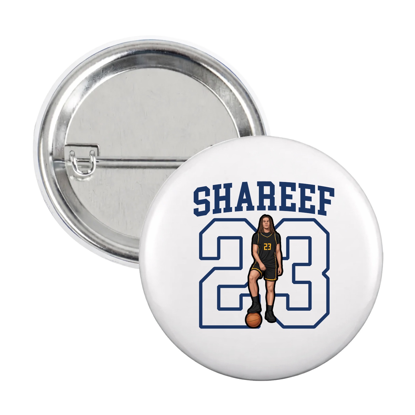 Game Day Button — Shirsey in White
