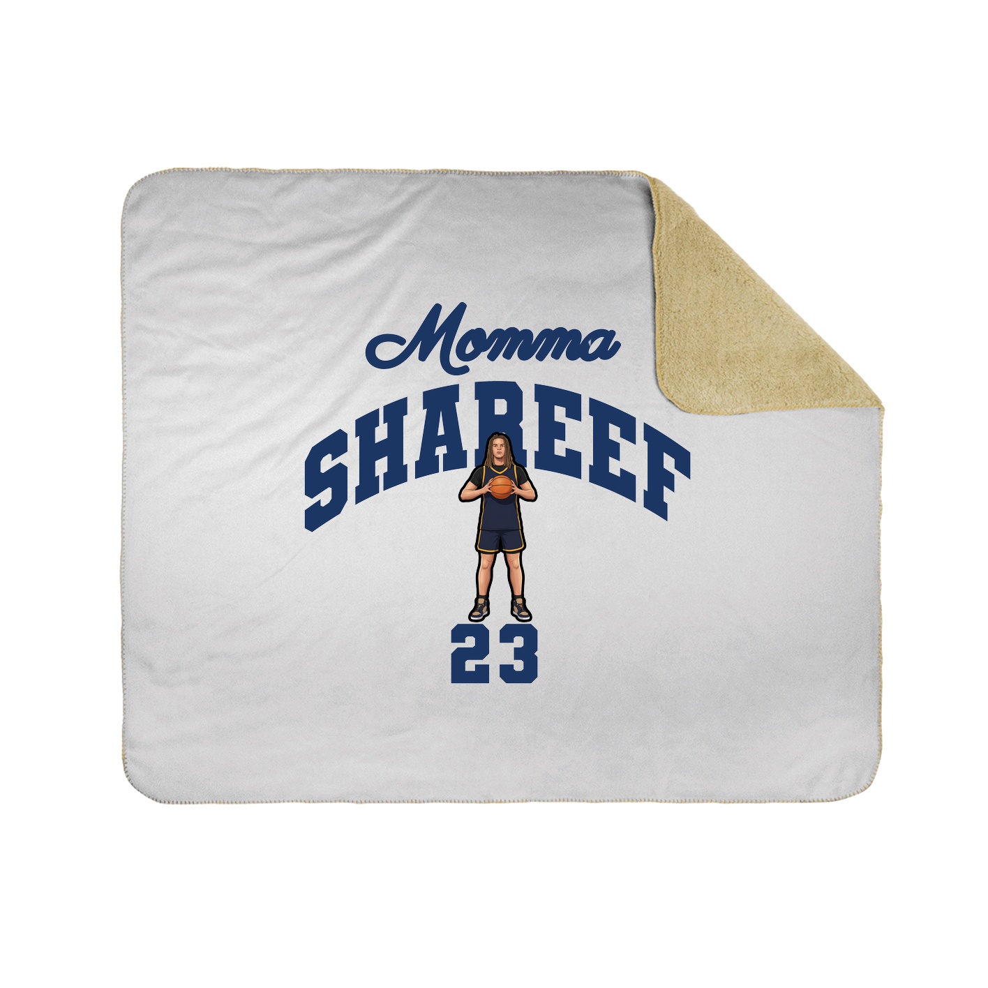 Throw Blanket — Mothers Day Arch in White
