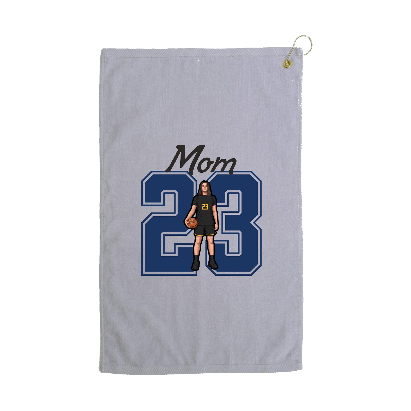 Golf Towel — Mothers Day Shirsey in Grey