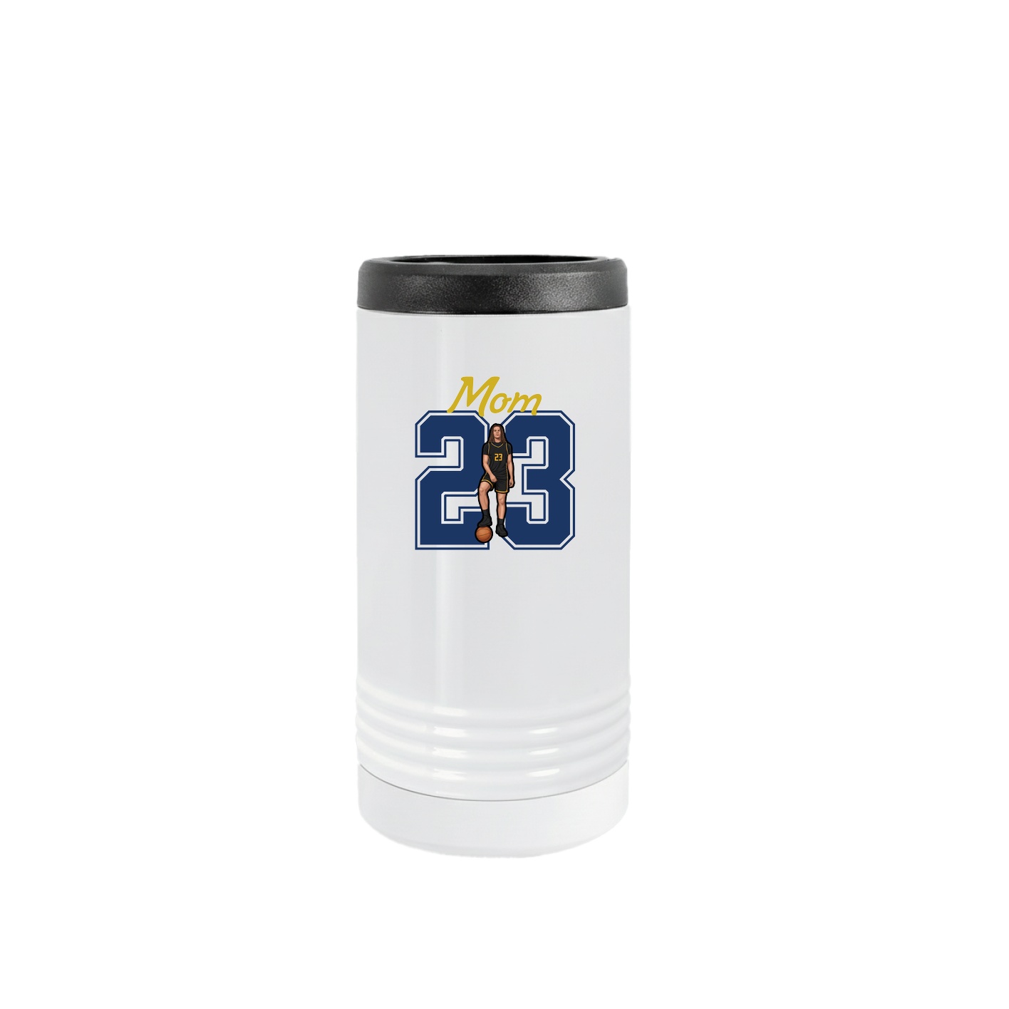 Slim Beverage Holder — Mothers Day Shirsey in White
