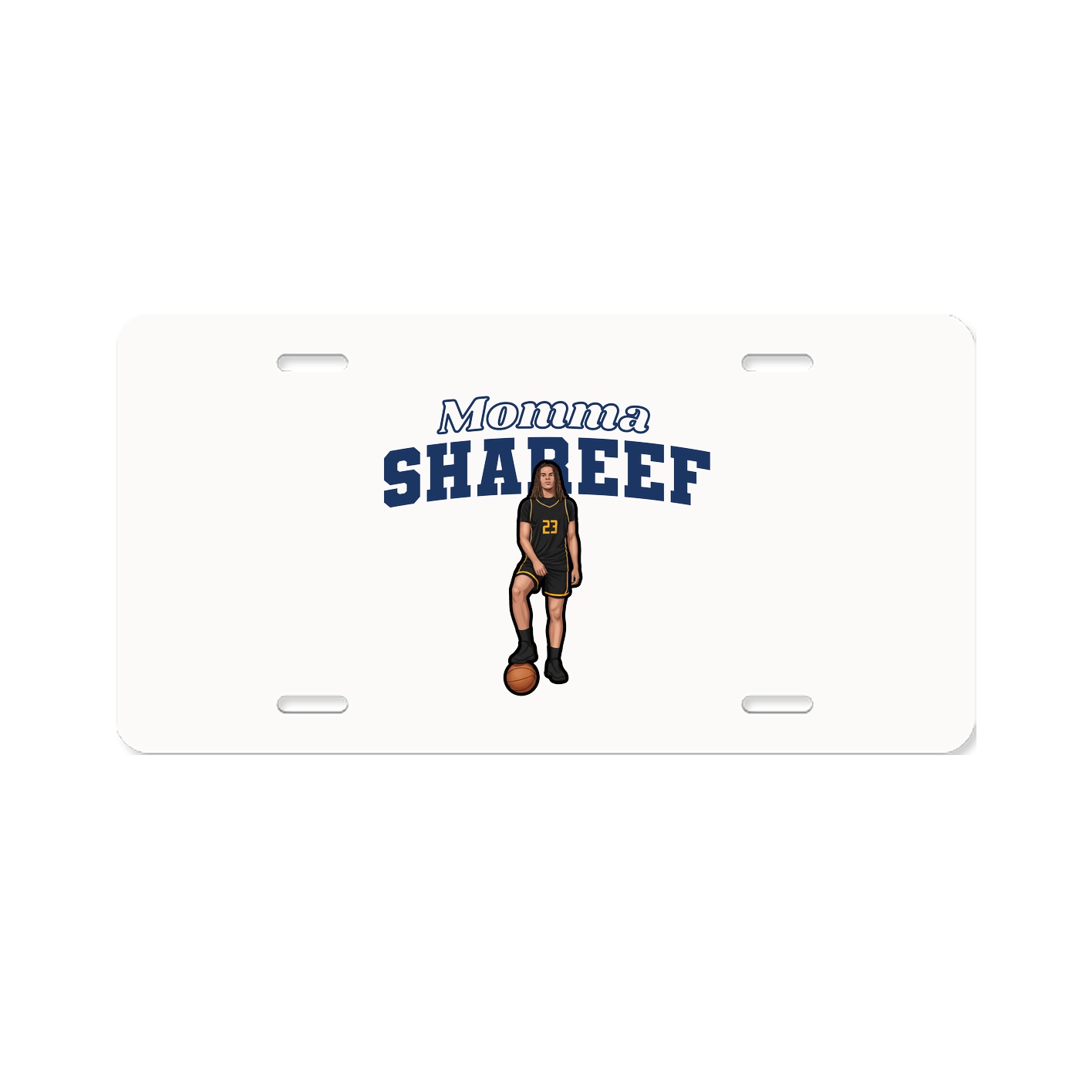 License Plate — Mothers Day Block in Classic