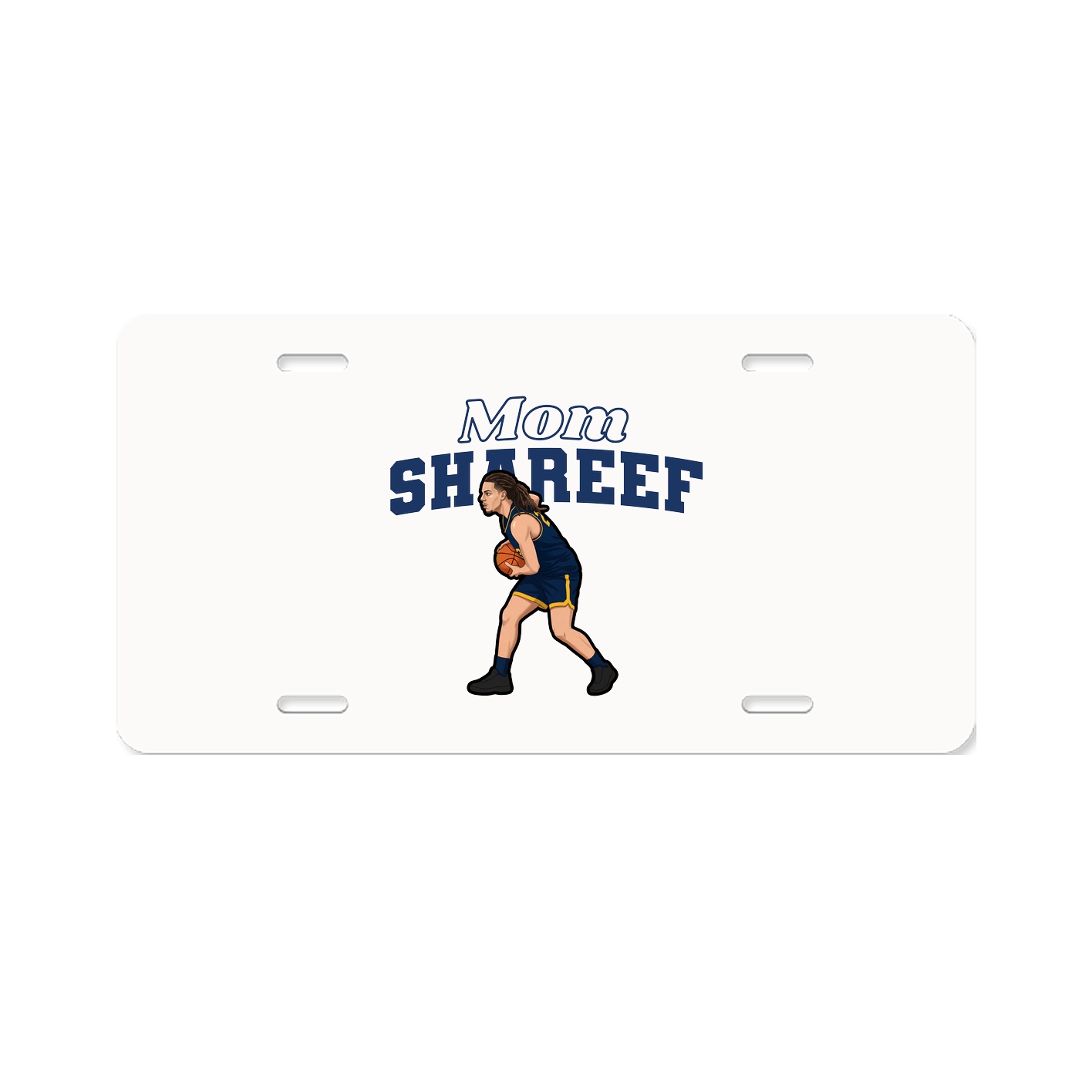 License Plate — Mothers Day Block in Classic