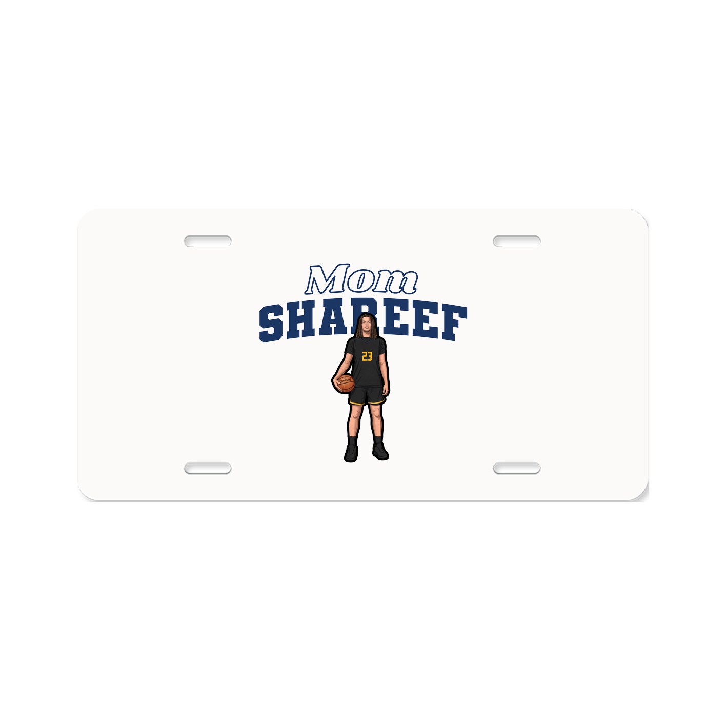License Plate — Mothers Day Block in Classic