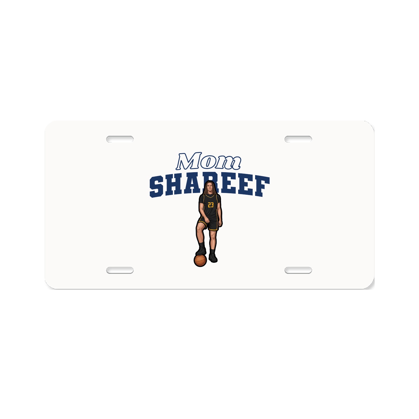 License Plate — Mothers Day Block in Classic