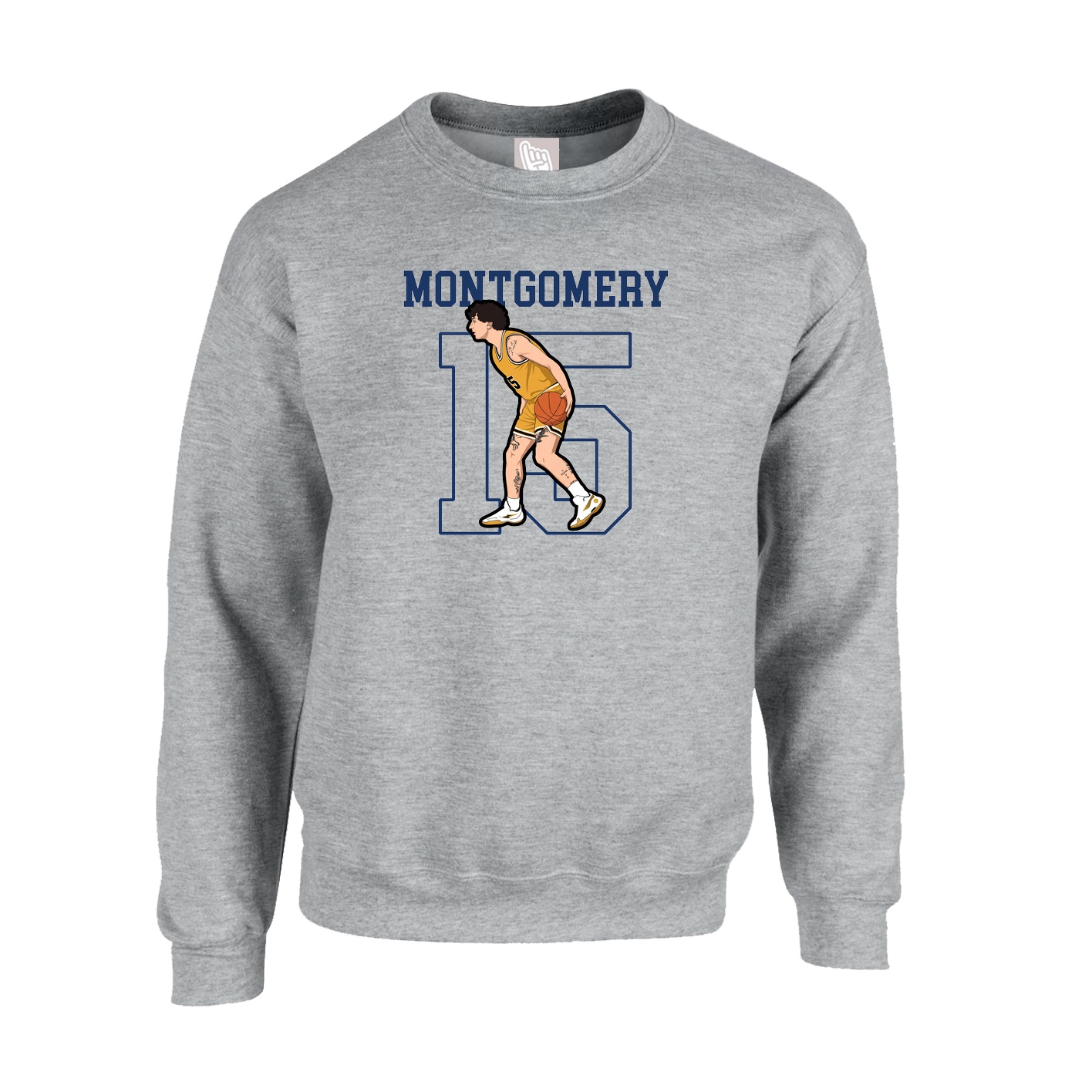 Fleece Crew — Shirsey in Grey
