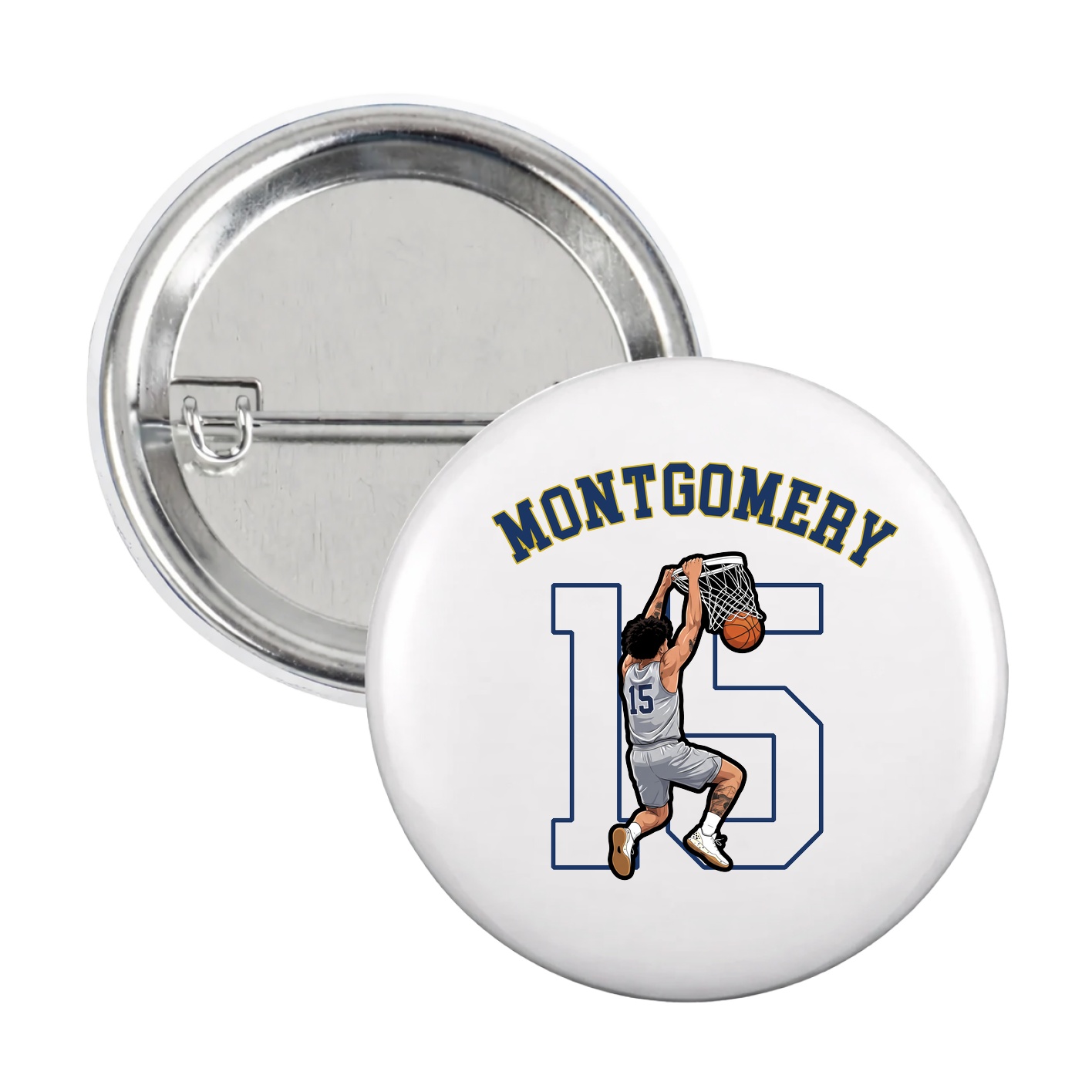 Game Day Button — Shirsey Arch in White