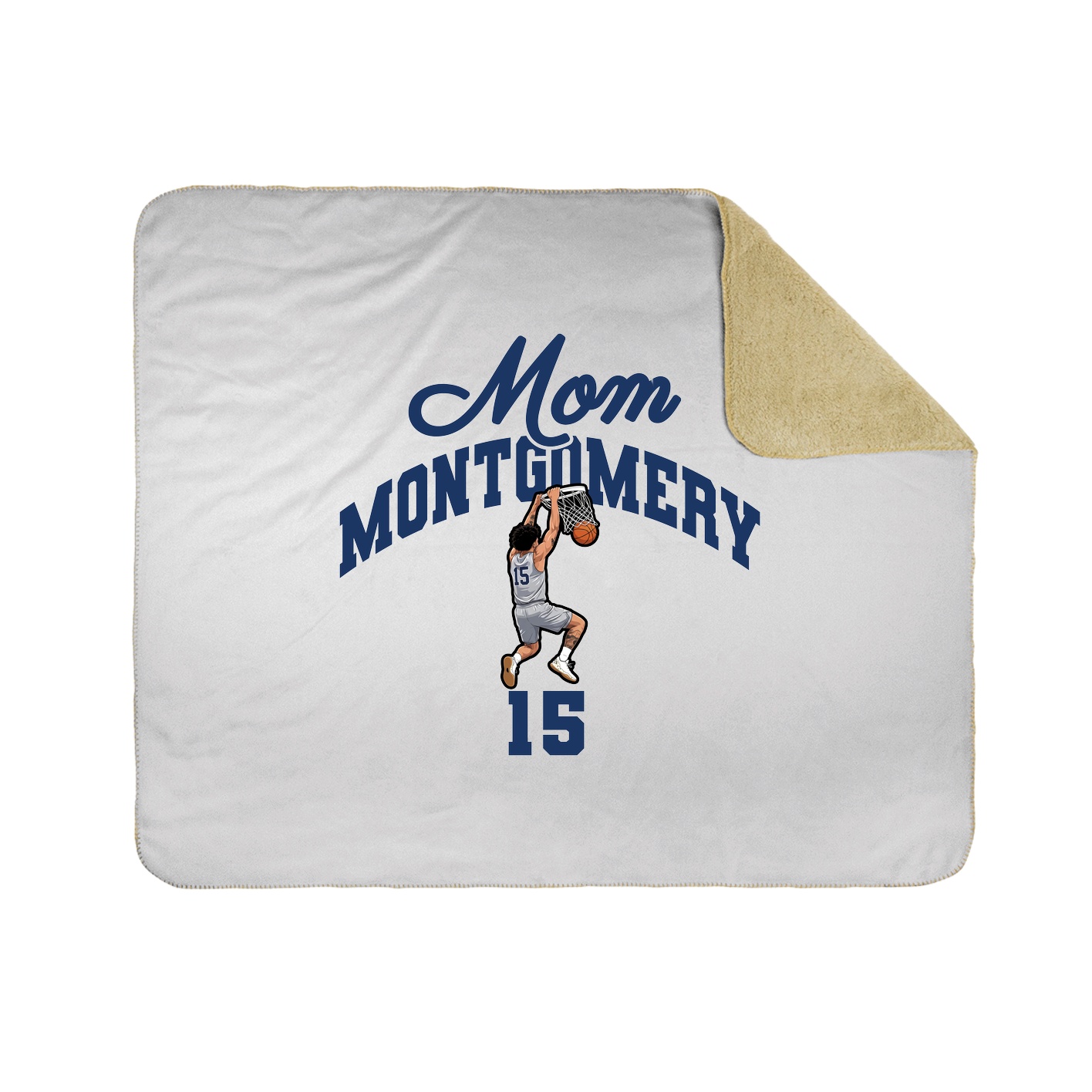 Throw Blanket — Mothers Day Arch in White