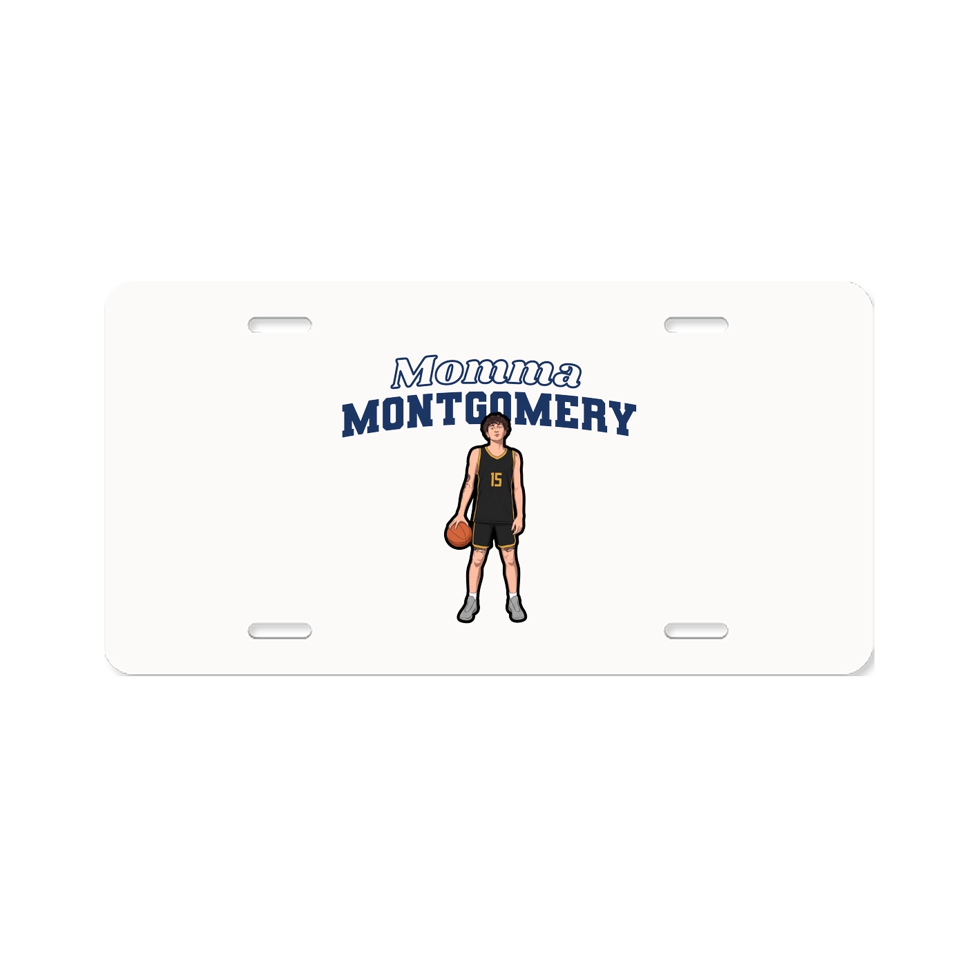 License Plate — Mothers Day Block in Classic