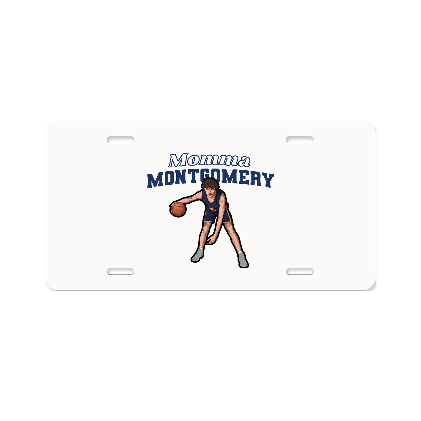 License Plate — Mothers Day Block in Classic