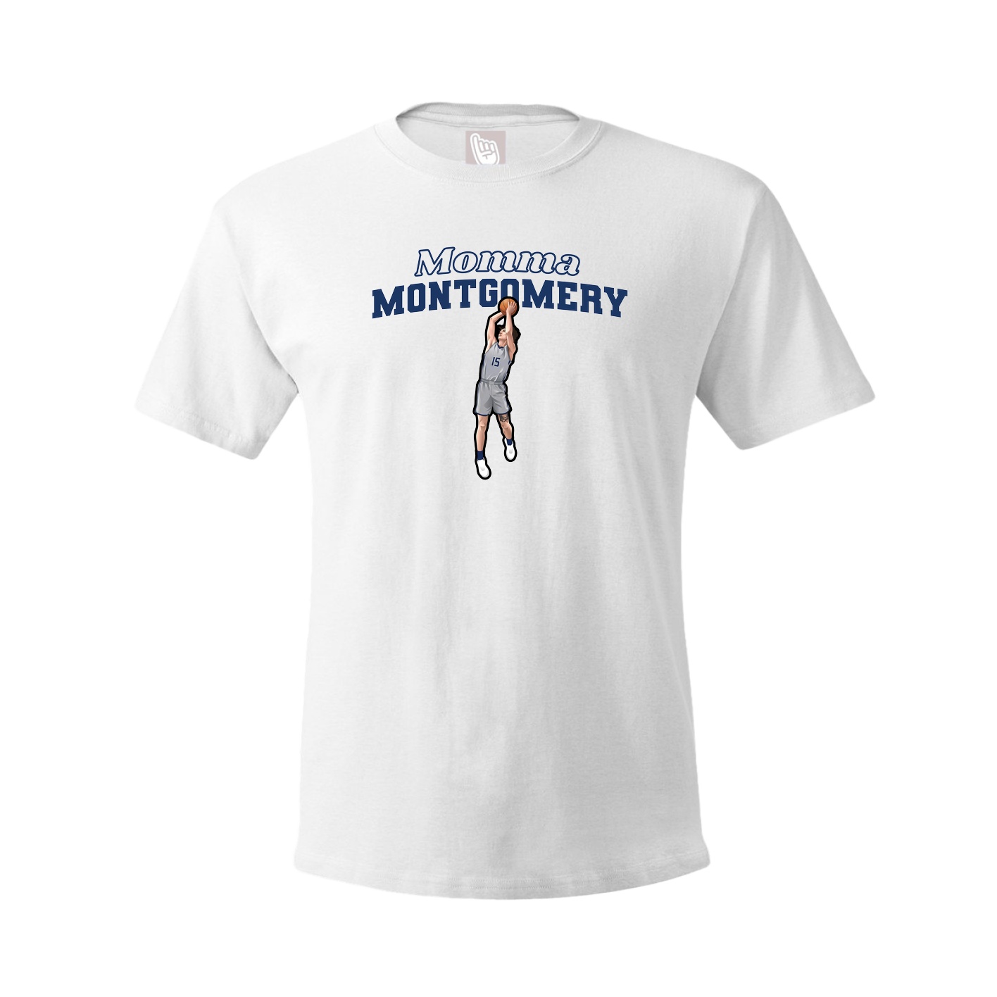 Youth Tee — Mothers Day Block in White