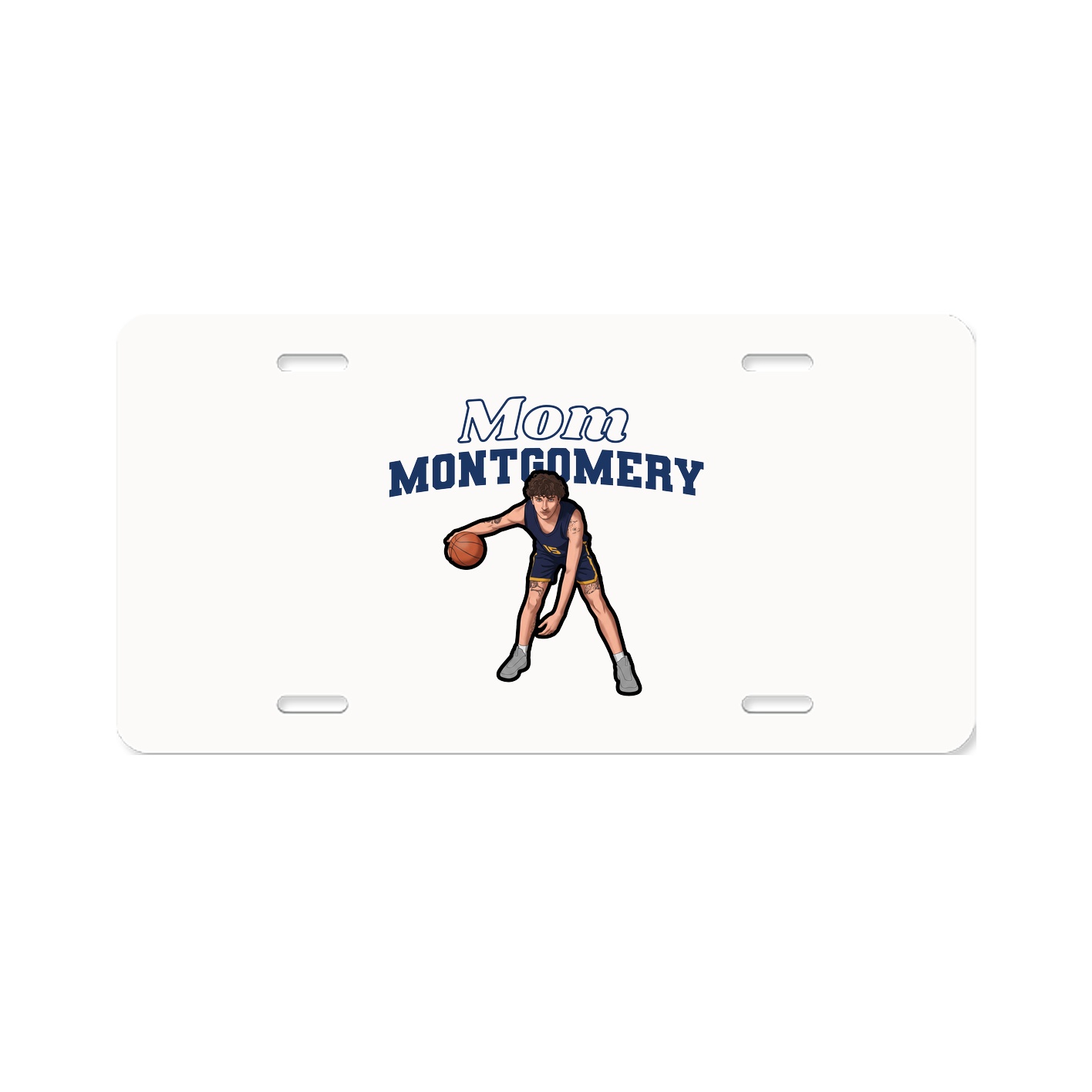 License Plate — Mothers Day Block in Classic