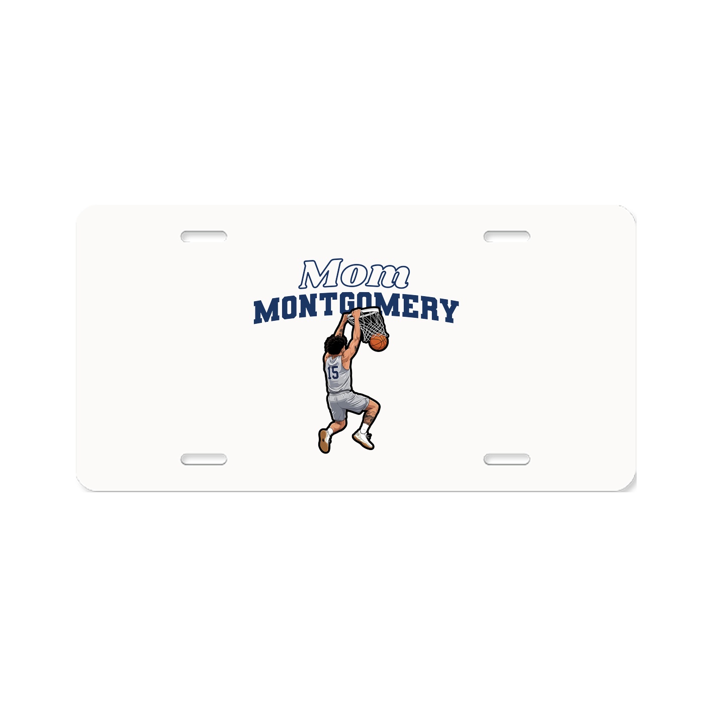License Plate — Mothers Day Block in Classic