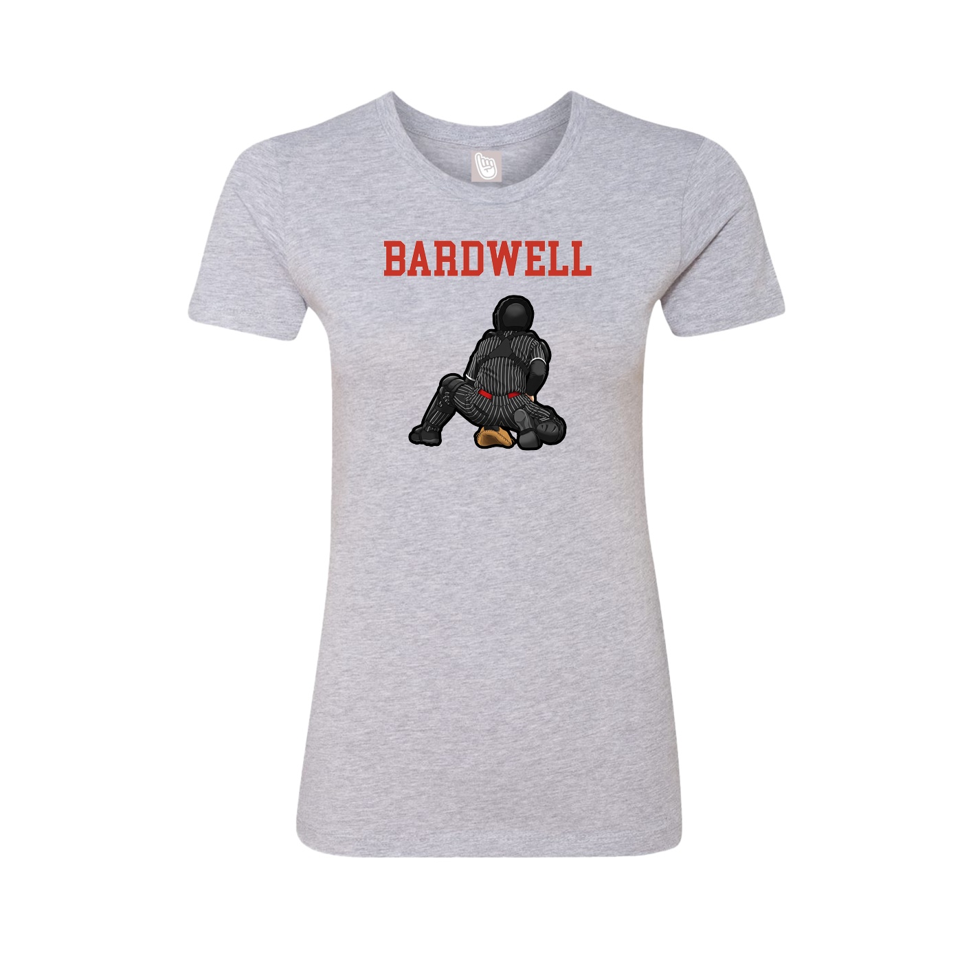 Fitted Women's Tee — Shirsey in Grey