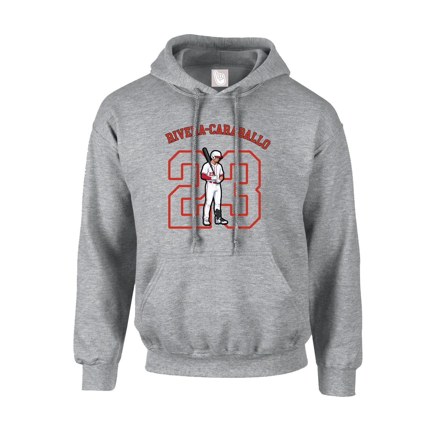 Youth Hoodie — Shirsey Arch in Grey