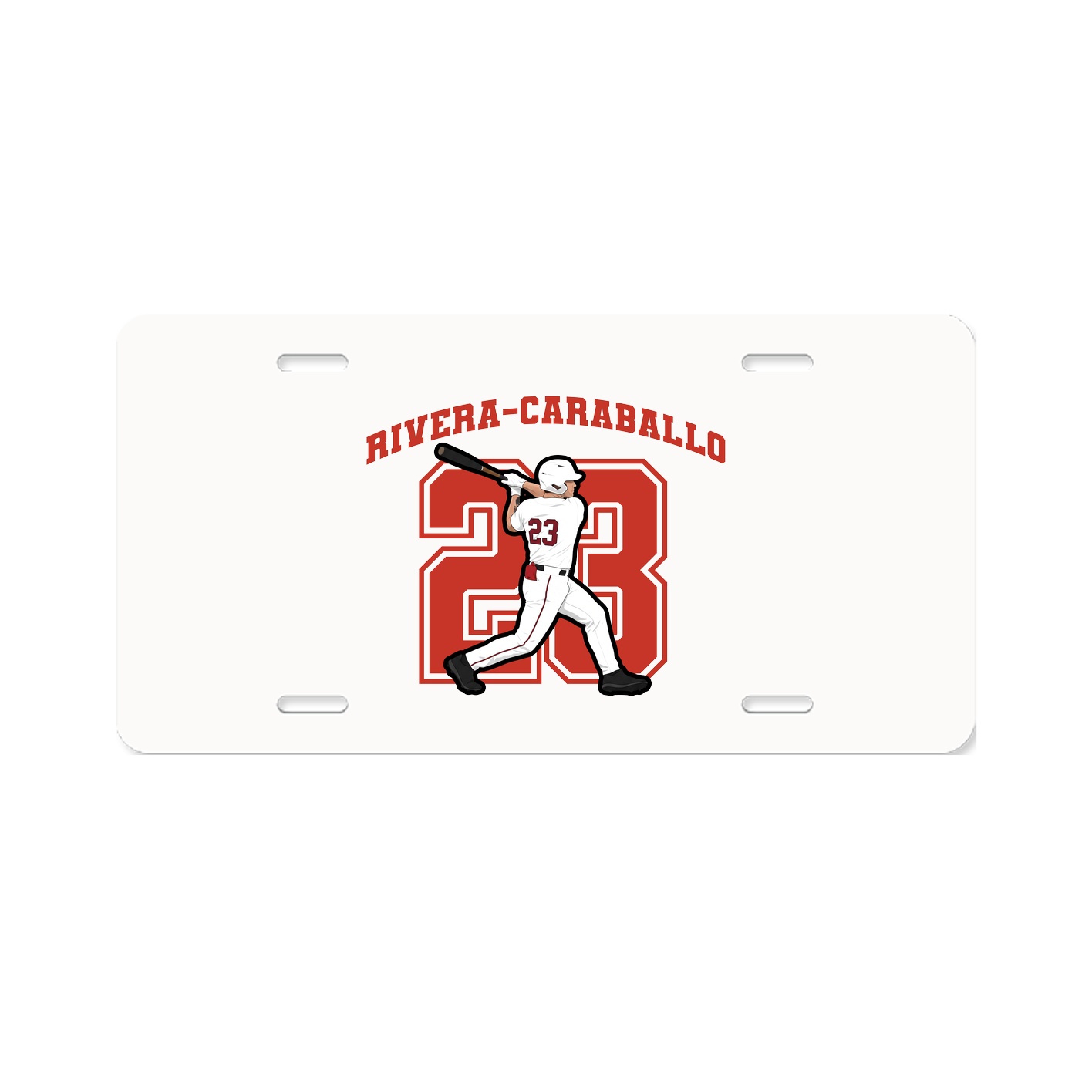 License Plate — Number in Classic