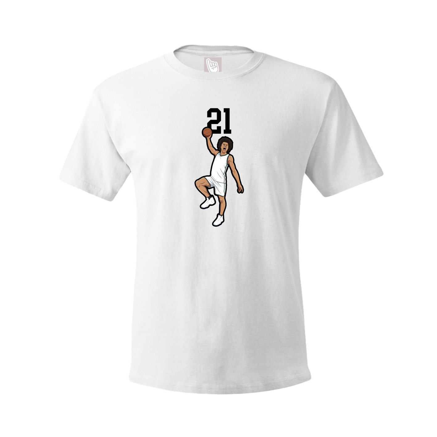 Tee — Number Top in White
