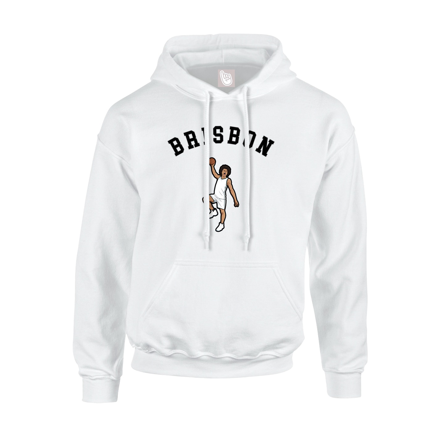 Youth Hoodie — Shirsey Arch in White