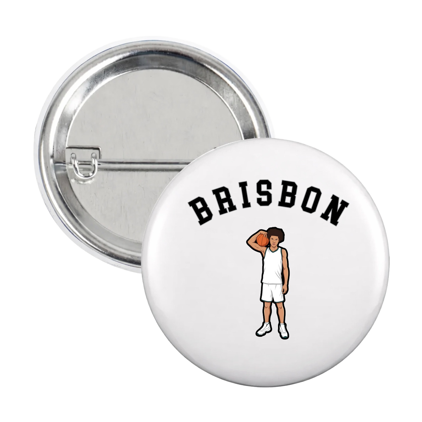 Game Day Button — Shirsey Arch in White