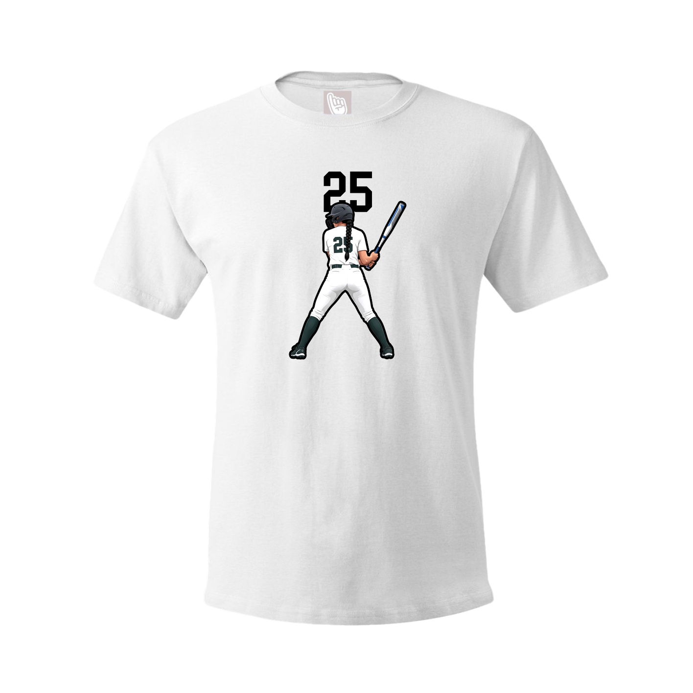Tee — Number Top in White