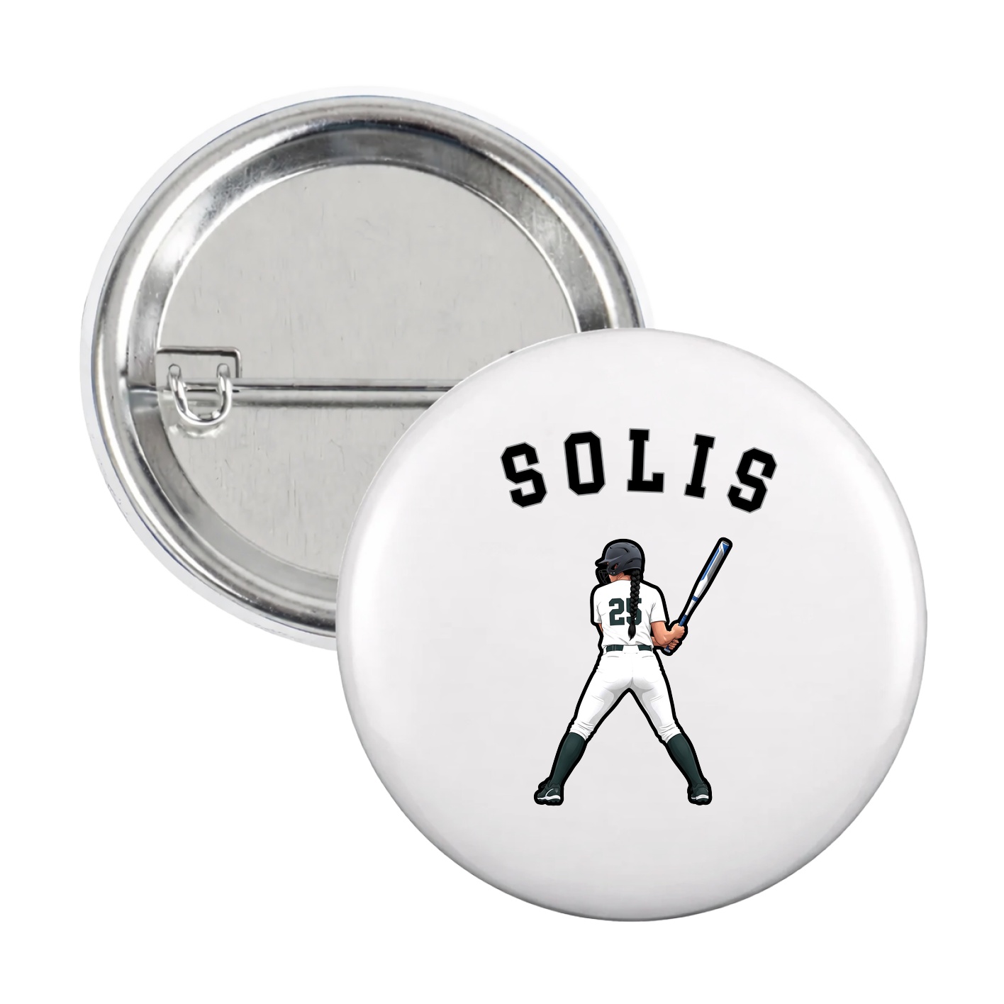 Game Day Button — Shirsey Arch in White
