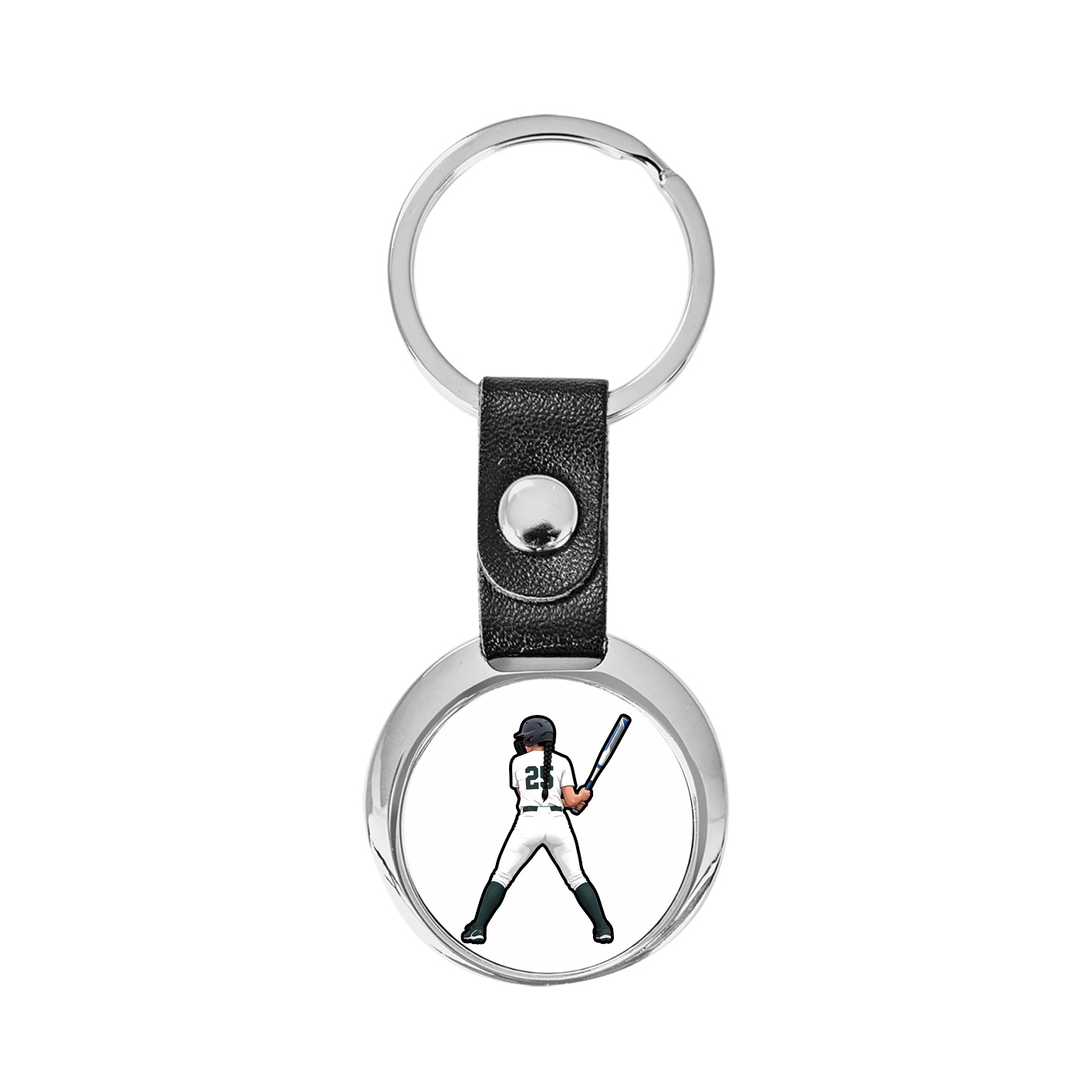Key Chain — Name Vertical in Classic