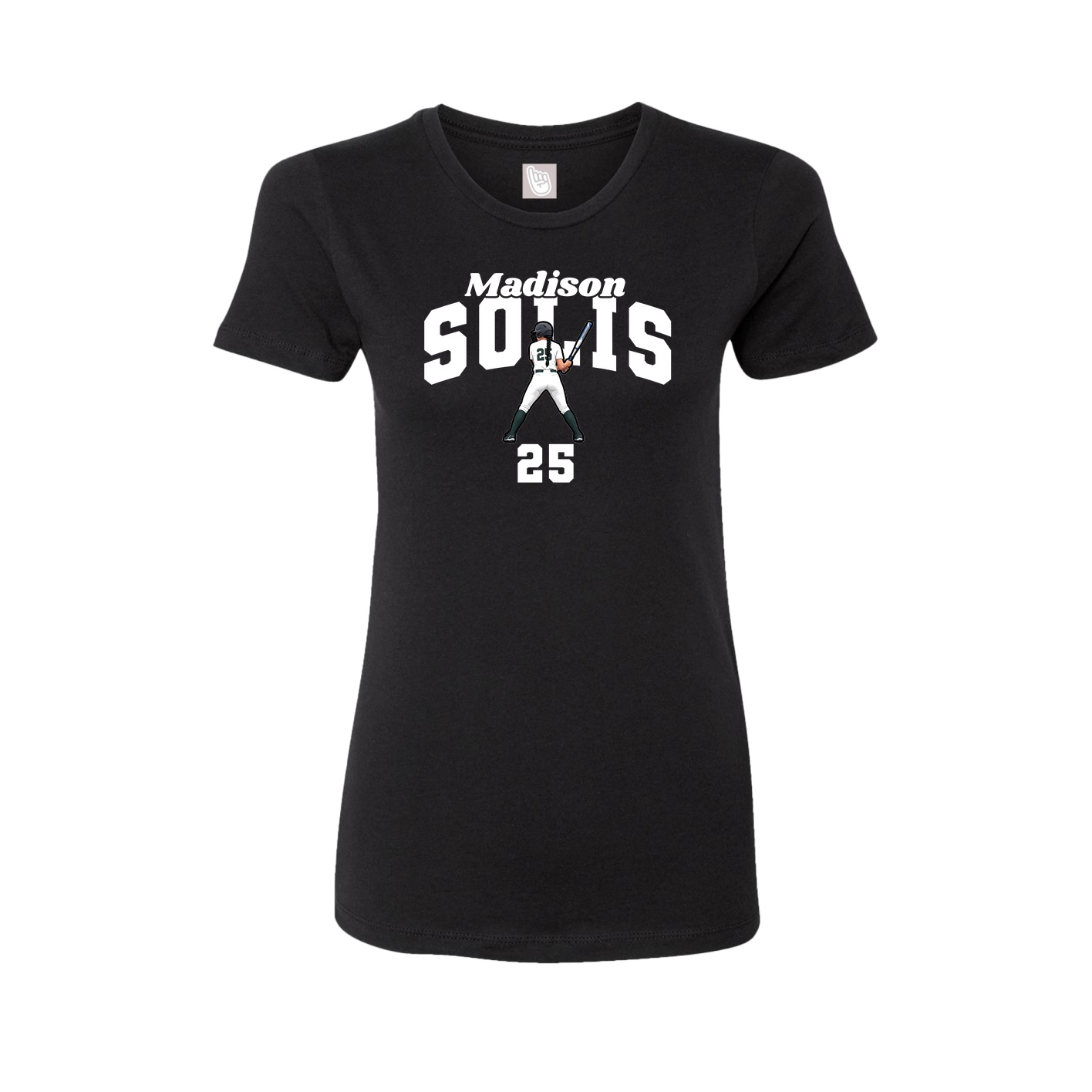 Womens Tee — Signature Arch in Black
