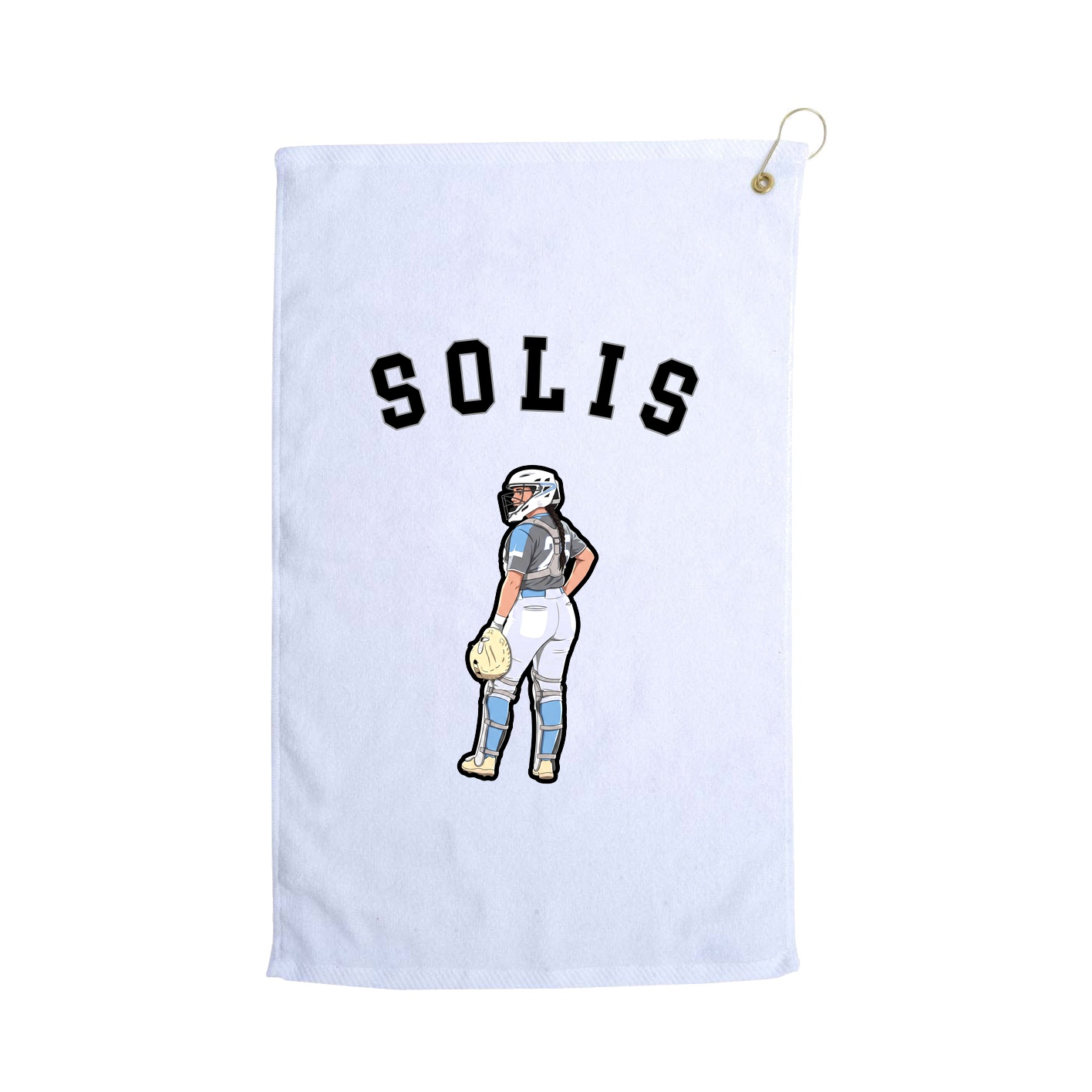 Golf Towel — Shirsey Arch in White