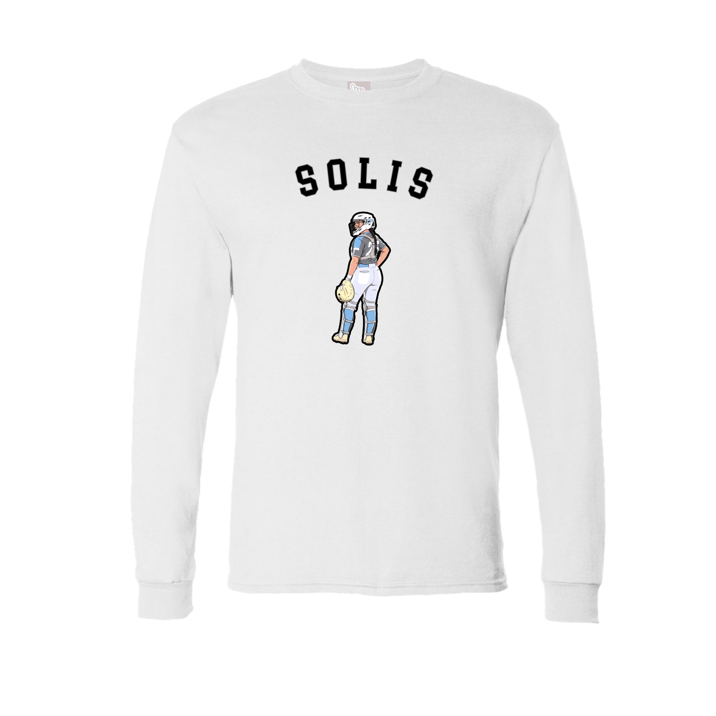 Long Sleeve Tee — Shirsey Arch in White
