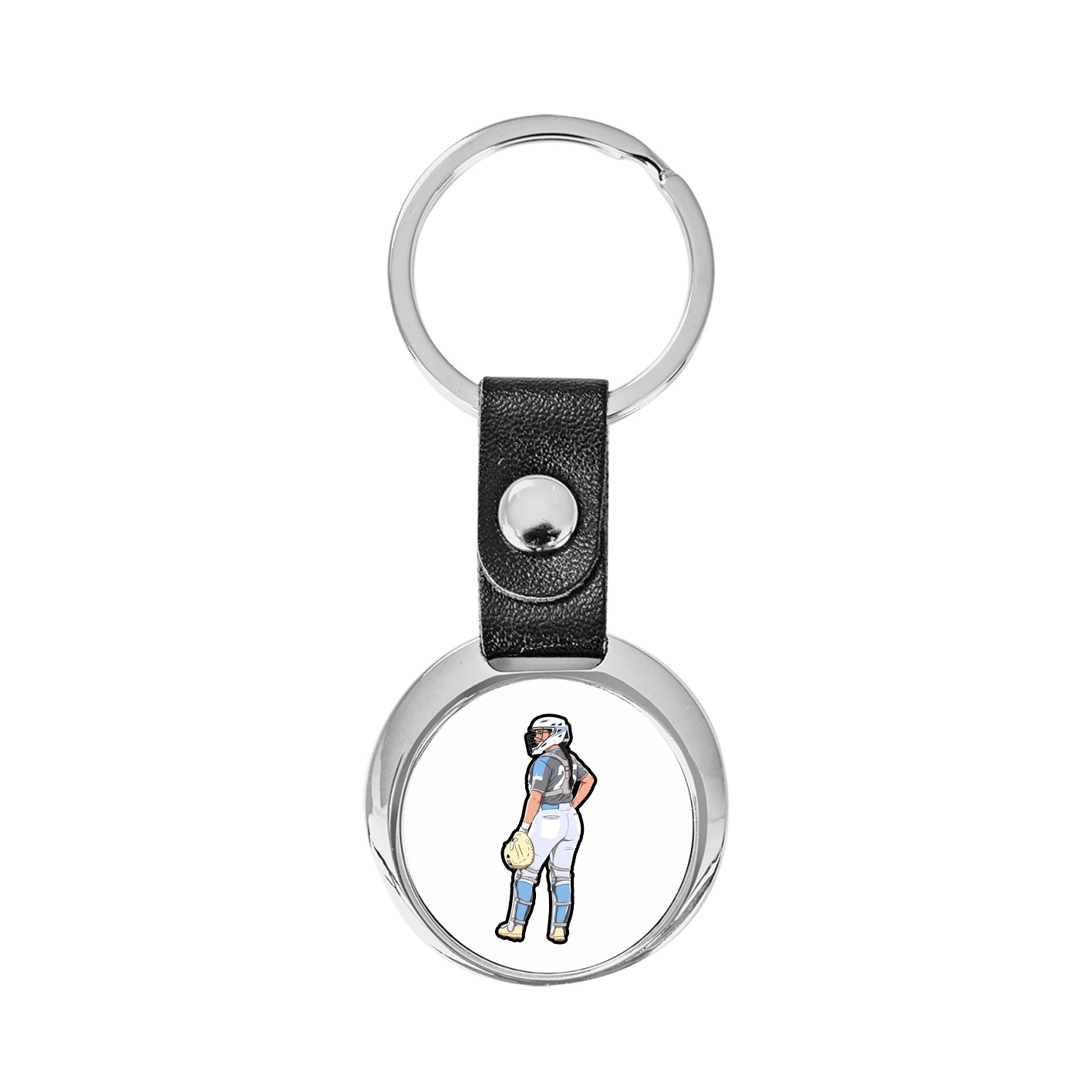 Key Chain — Name Vertical in Classic