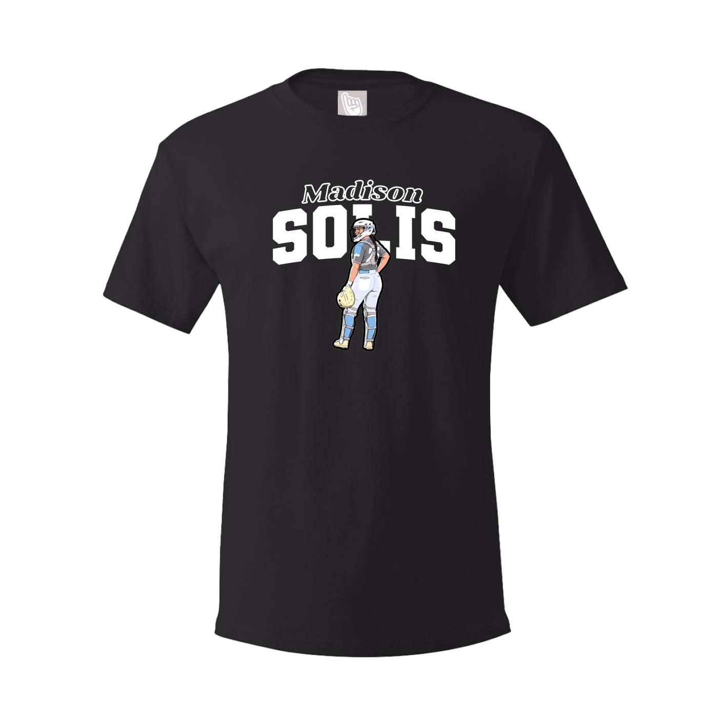 Youth Tee — Name Arch in Black