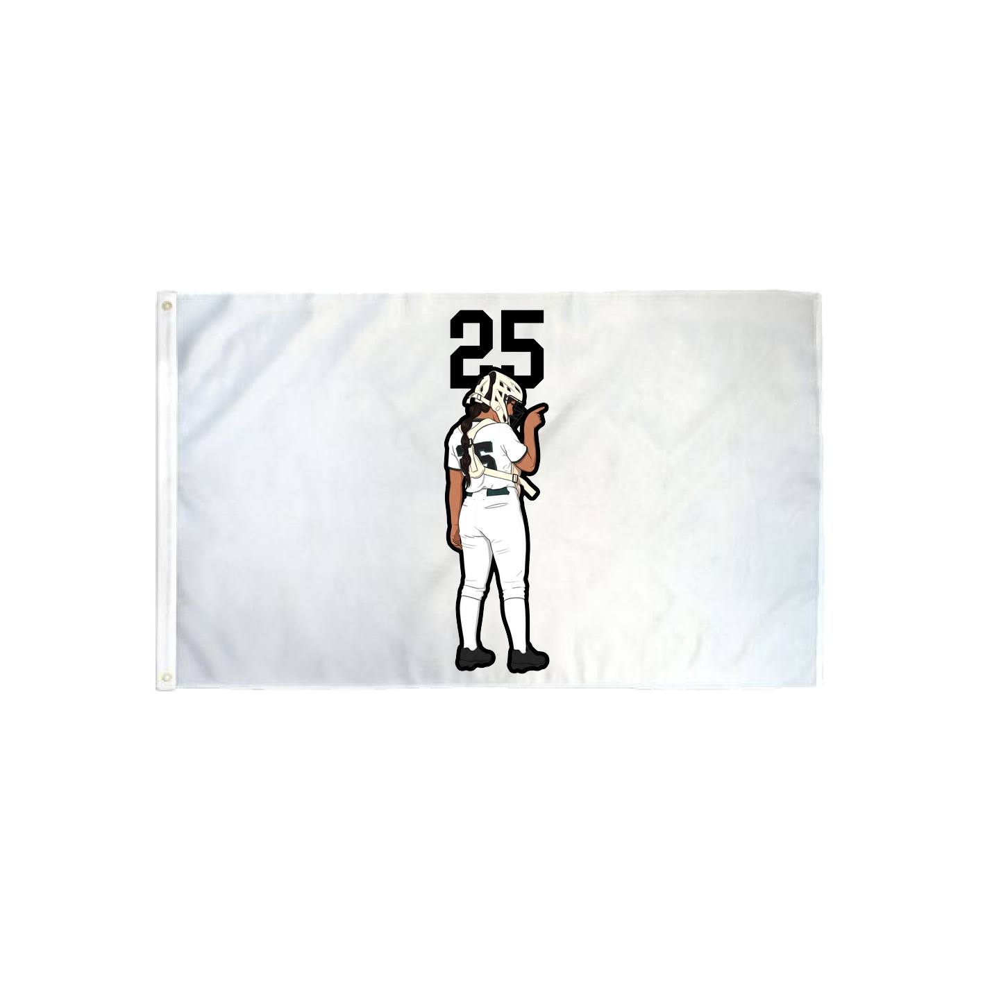 3x5 Flag — Number Top in Classic